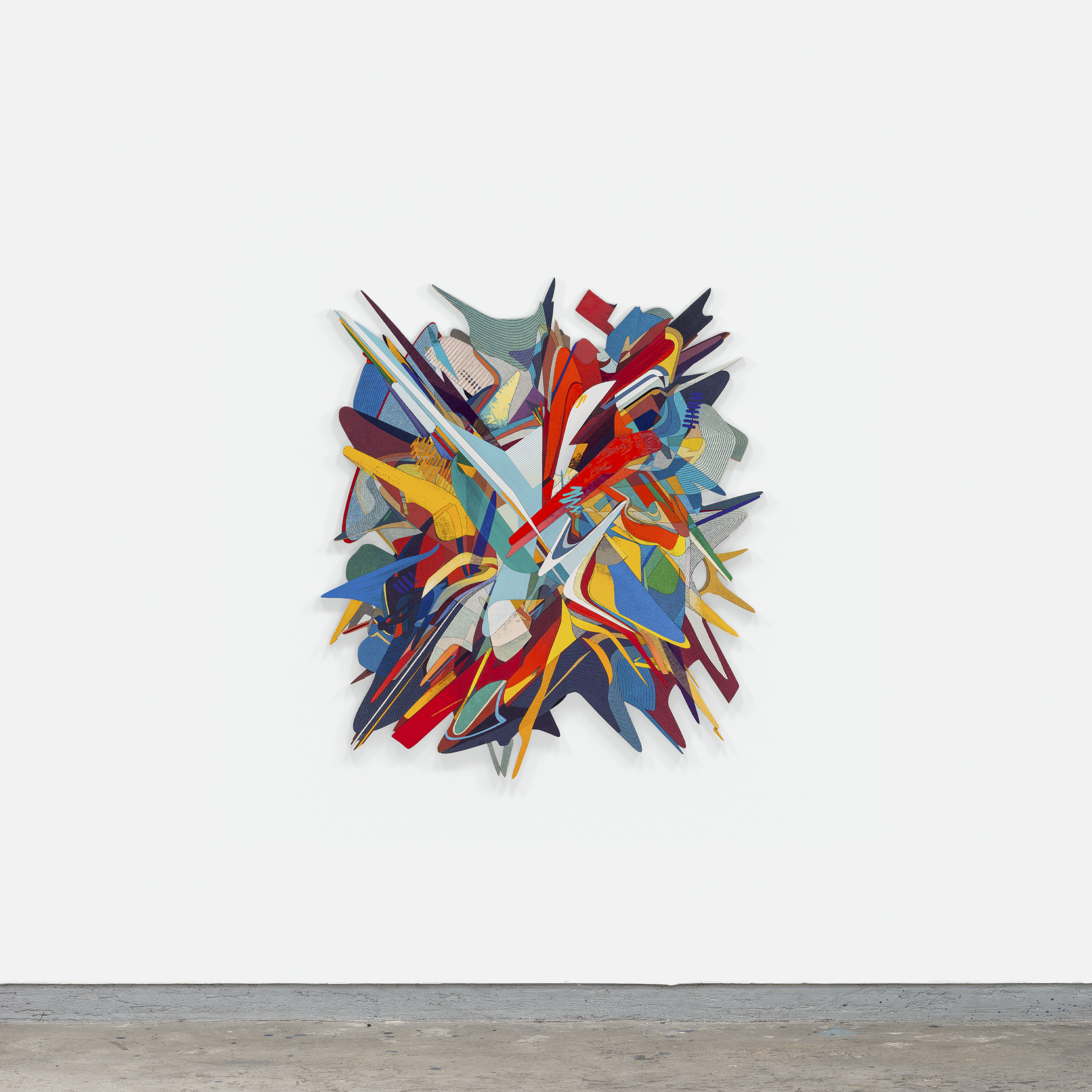 Desfiiguración Cromática, Oil & Acrylic on Linen mounted on Panel, 145 x 128 cm, 2021 by Omar Rodriguez-Graham-Muro.png