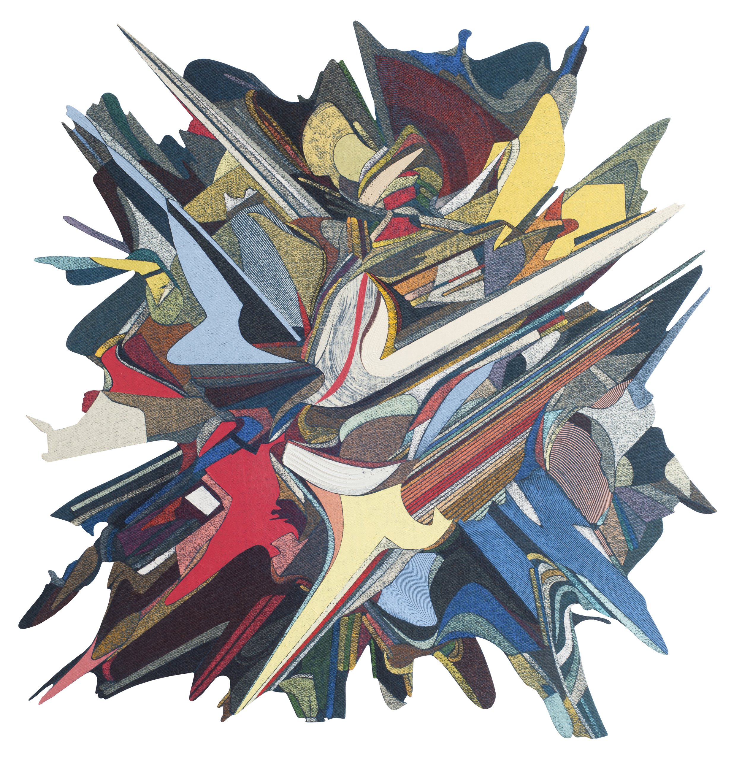 Nursery Oil & Acrylic on Linen Mounted on Wood, 71 x 69 cm 2018 by Omar Rodriguez-Graham.jpg