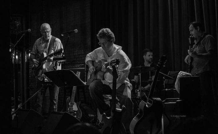 David Martin is celebrating the release of “Dark Star,” his third collaboration with fellow guitarist and bassist Mike Doolin. It’s fusion jazz with a dual ax attack that courses with effervescence and flows laconically. Black Dog regulars may know Martin from his work with Salsa del Soul and Samba Meu. Mike Doolin is a luthier with 40 years of guitar playing experience.