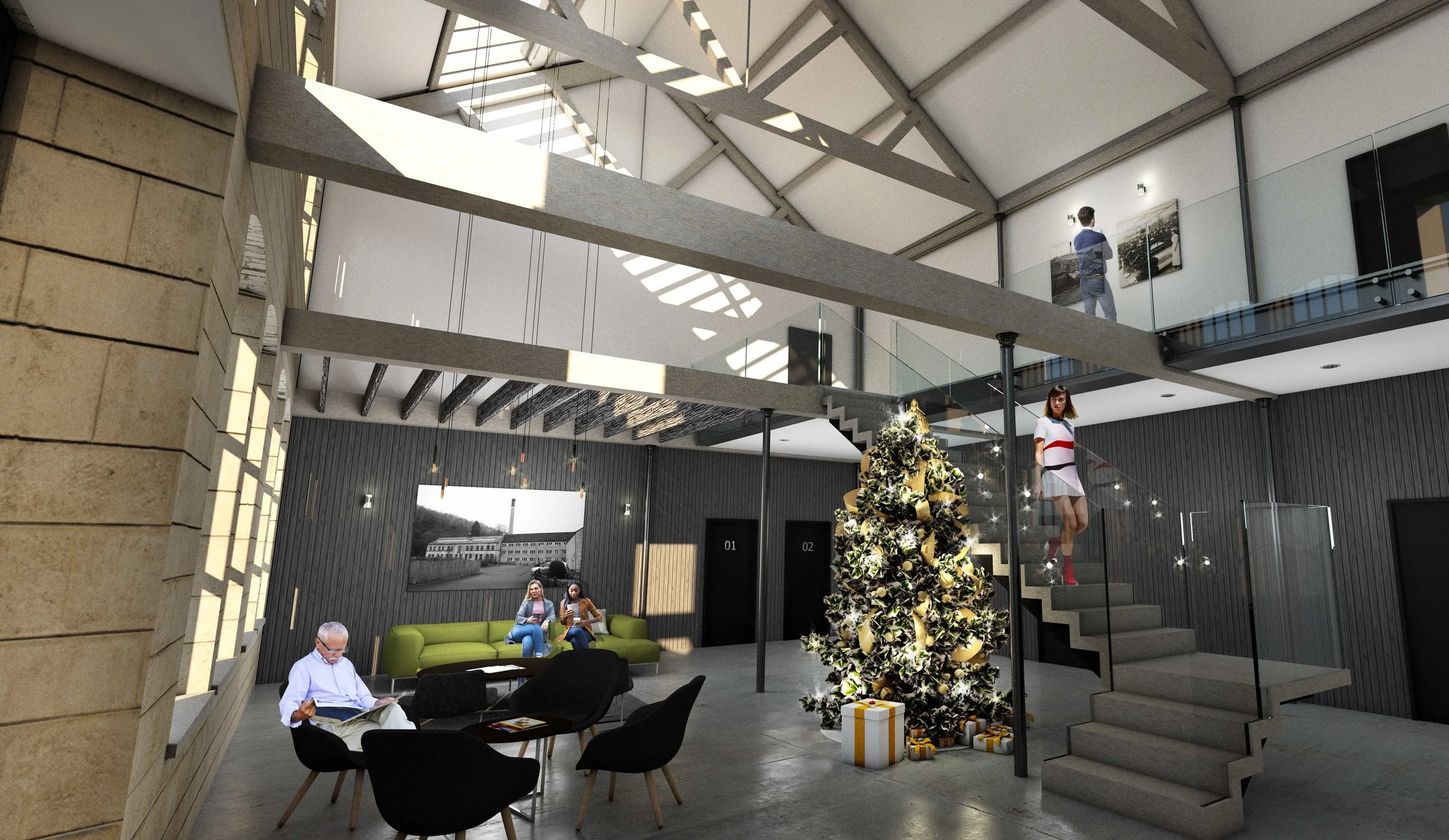Redevelopment Design Concept for Longfords Mill