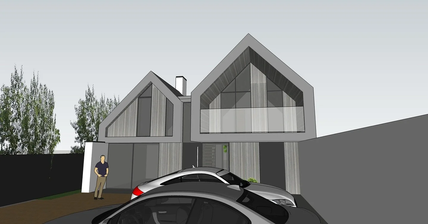 We’re excited to share that we’ve submitted a full planning application for a new 4-bedroom residential dwelling near Abingdon, South Oxfordshire.
Designed with a strong focus on high-quality architecture and low-energy living, the propo