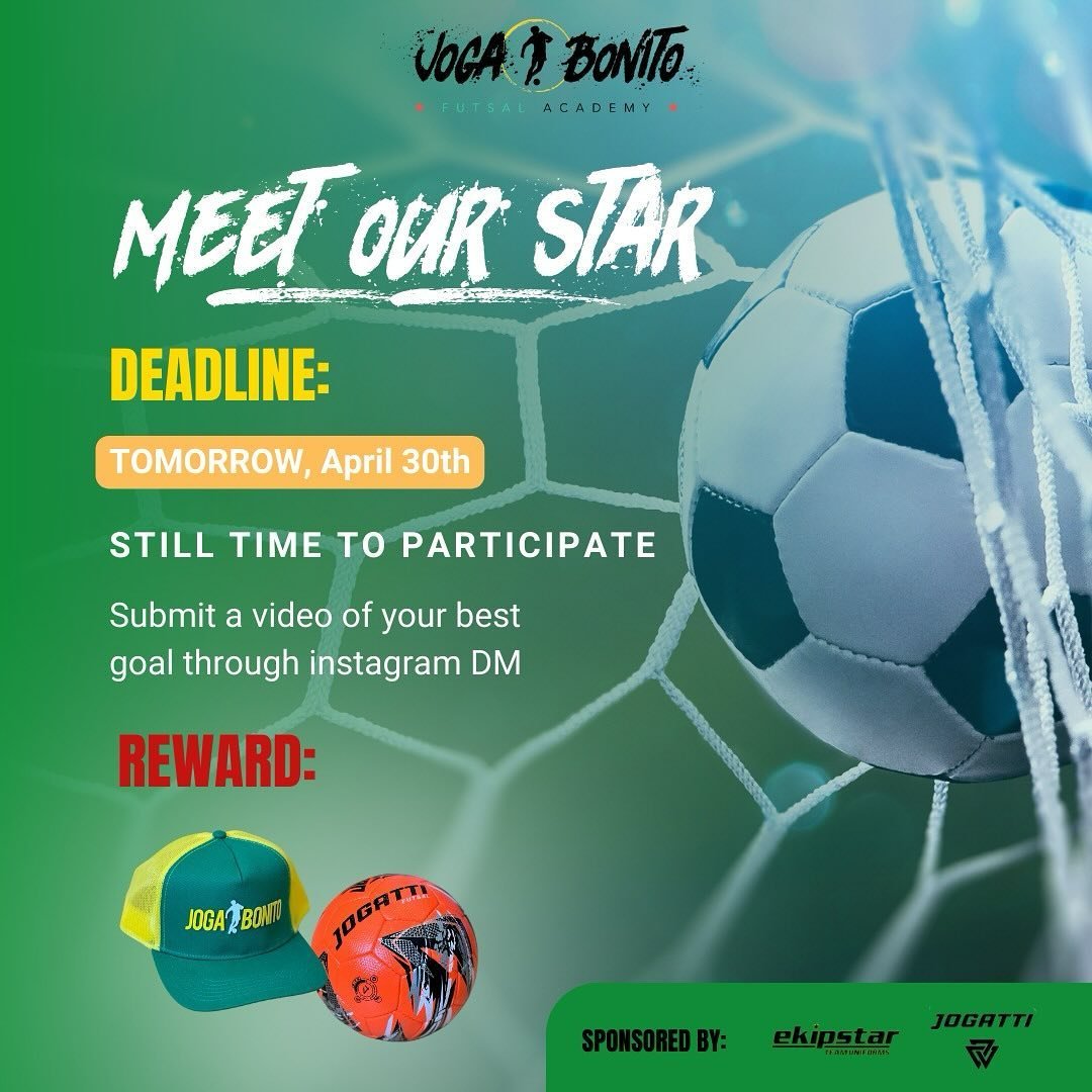 🚨 Final Call Alert! 🚨 Tomorrow is the last day to submit the video of your best goal and participate in our campaign.

To all those who have already submitted a video, drop a comment saying &ldquo;I&rsquo;m ready to win!&rdquo;⚽✨

#bestgoal #meetou