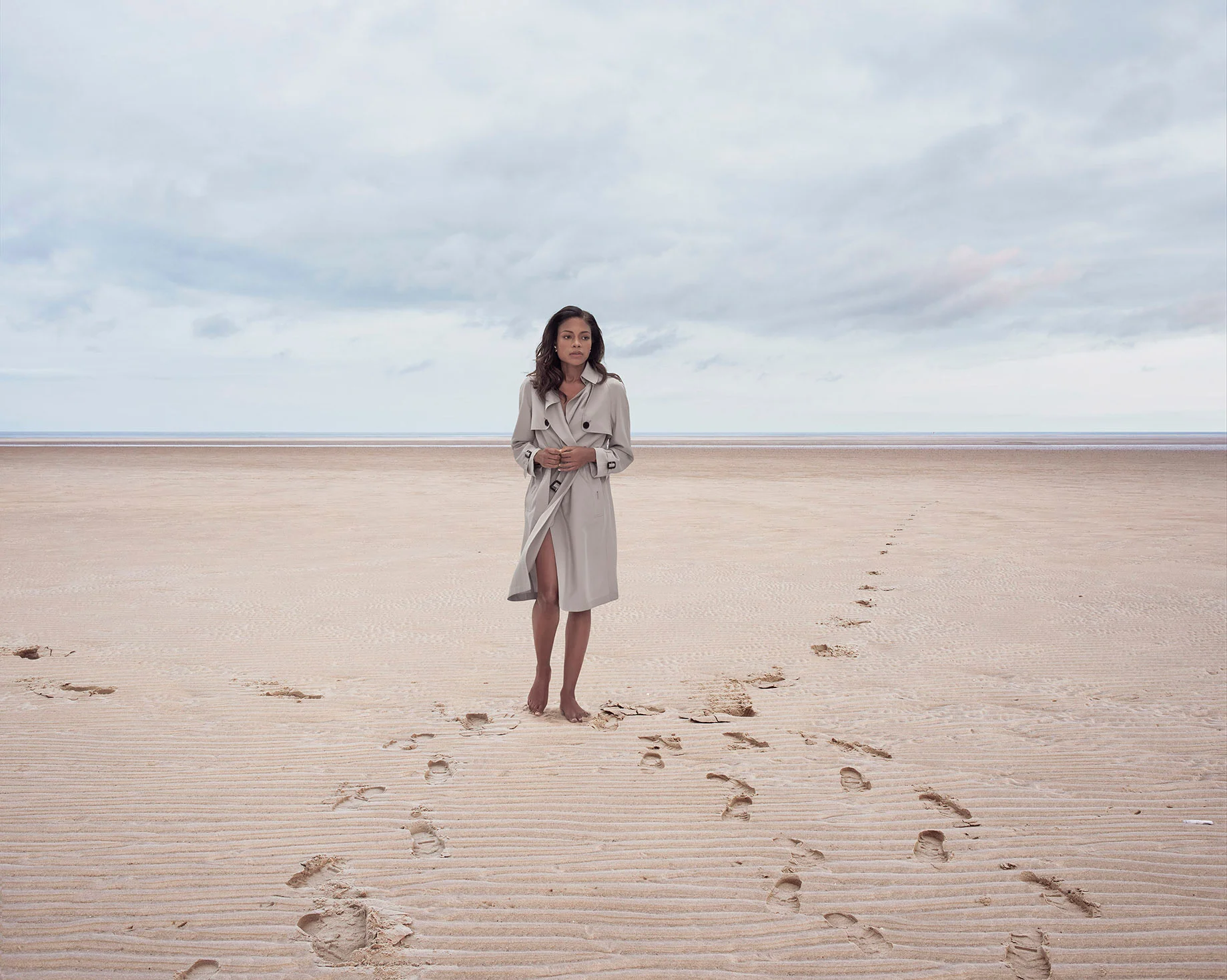 This portrait was the only image in the set which was shot in two places, Norfolk and in a London studio with the Spectre and Moonlight actress, Naomie Harris.