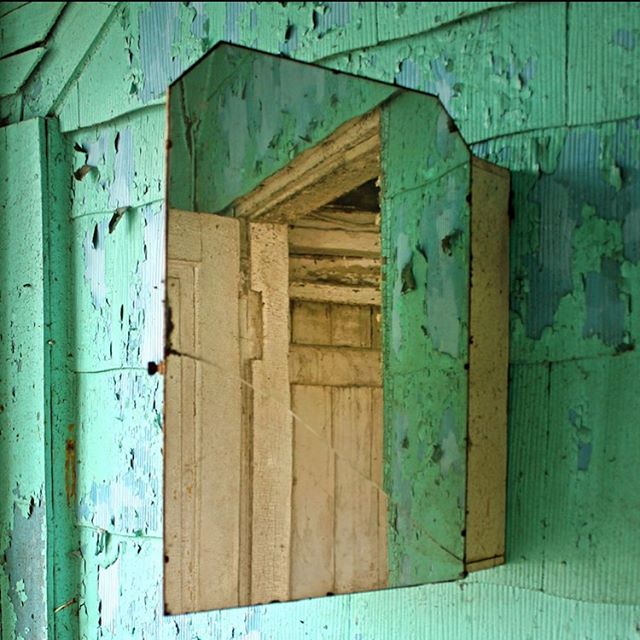 Cephas Summers house, built in 1850.  #abandoned #photography #mirror #green