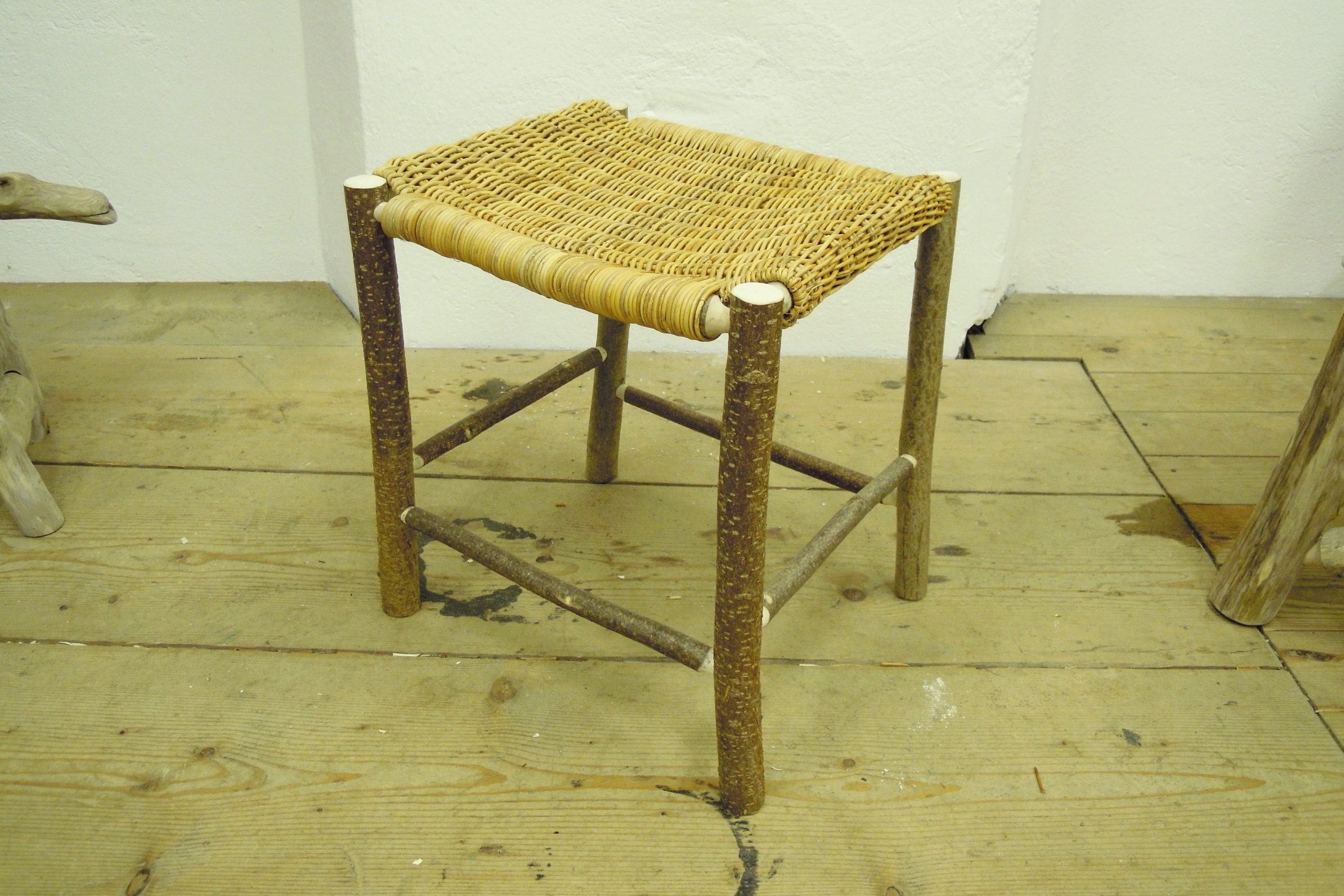 K 08: Drechseln und Flechten: Kombikurs Hocker