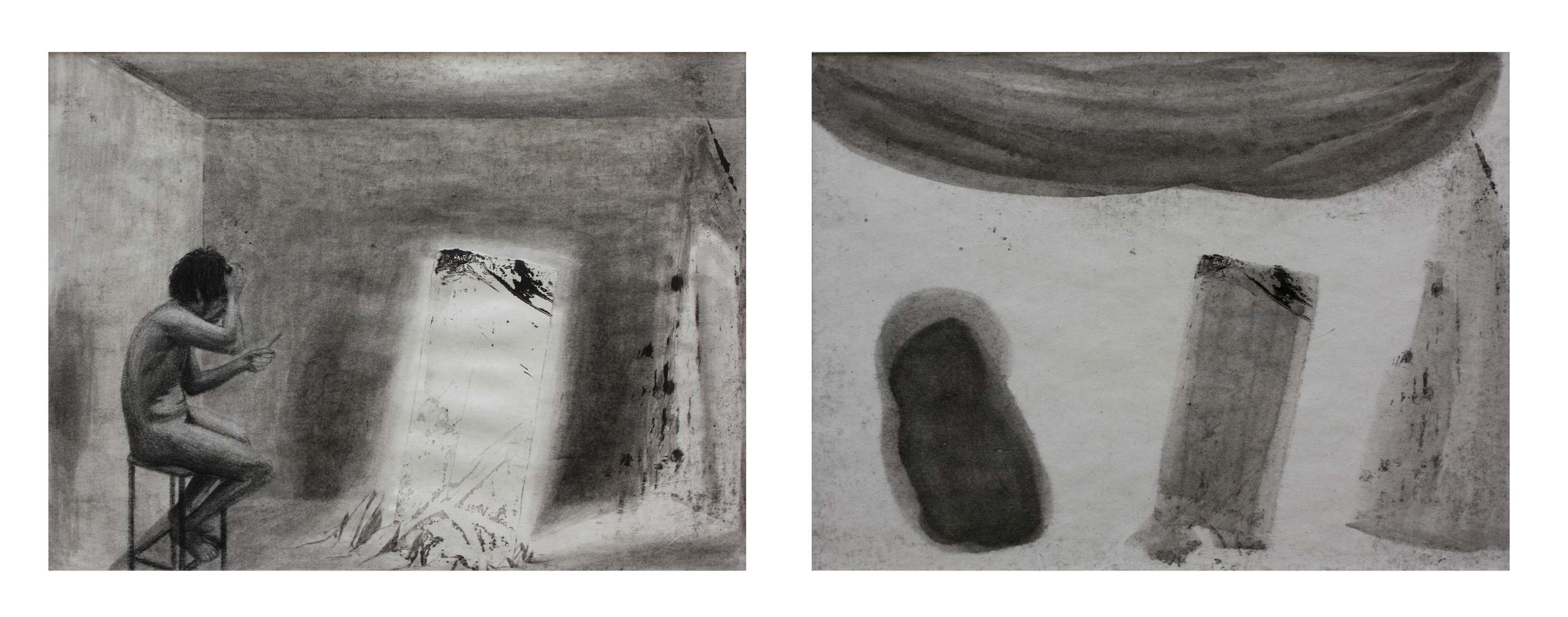 Beefheart in The Unknown (diptych)