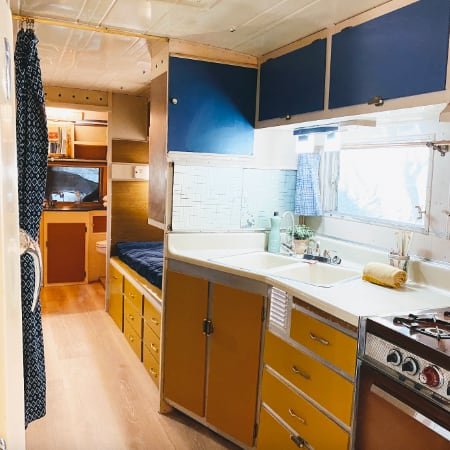 Kitchen Holmes redone 1961 Streamline Glamping in Flathead Lake Resort Montana.jpg