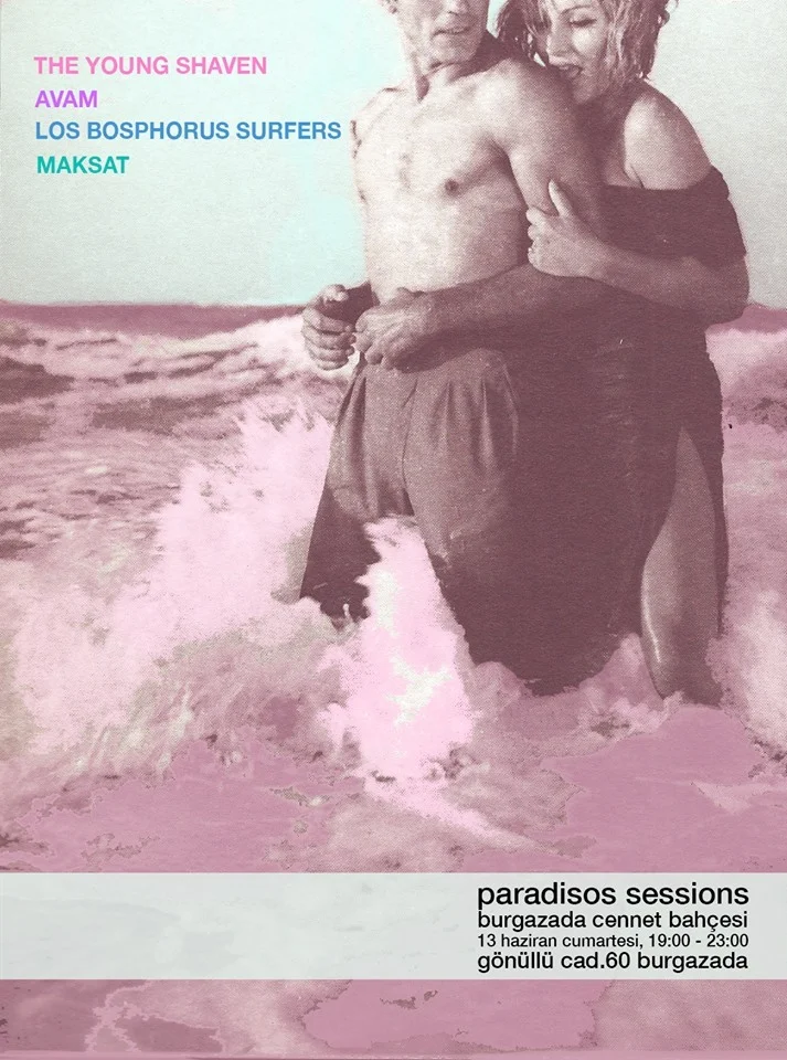 The Young Shaven Paradisos Sessions Poster