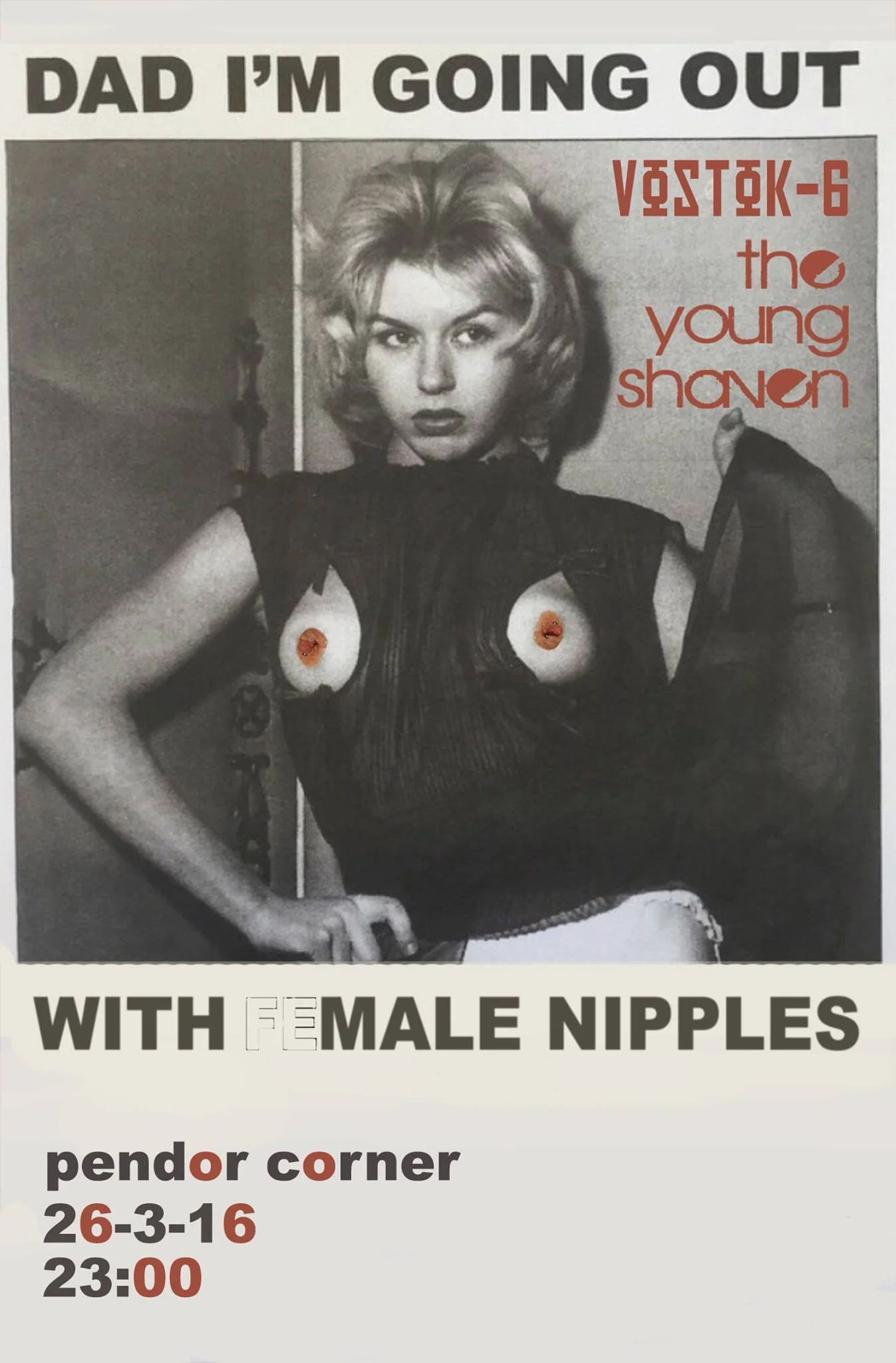 The Young Shaven Dad I'm going out with male nipples Poster
