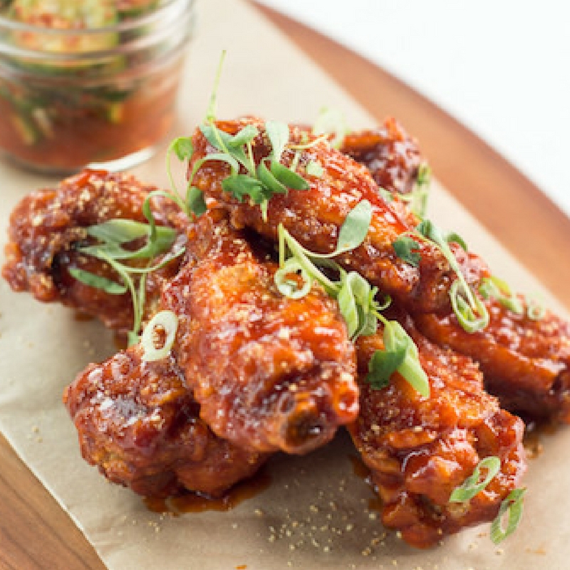 Wings & Things............. Spicy but you can have them without the kick if you like!