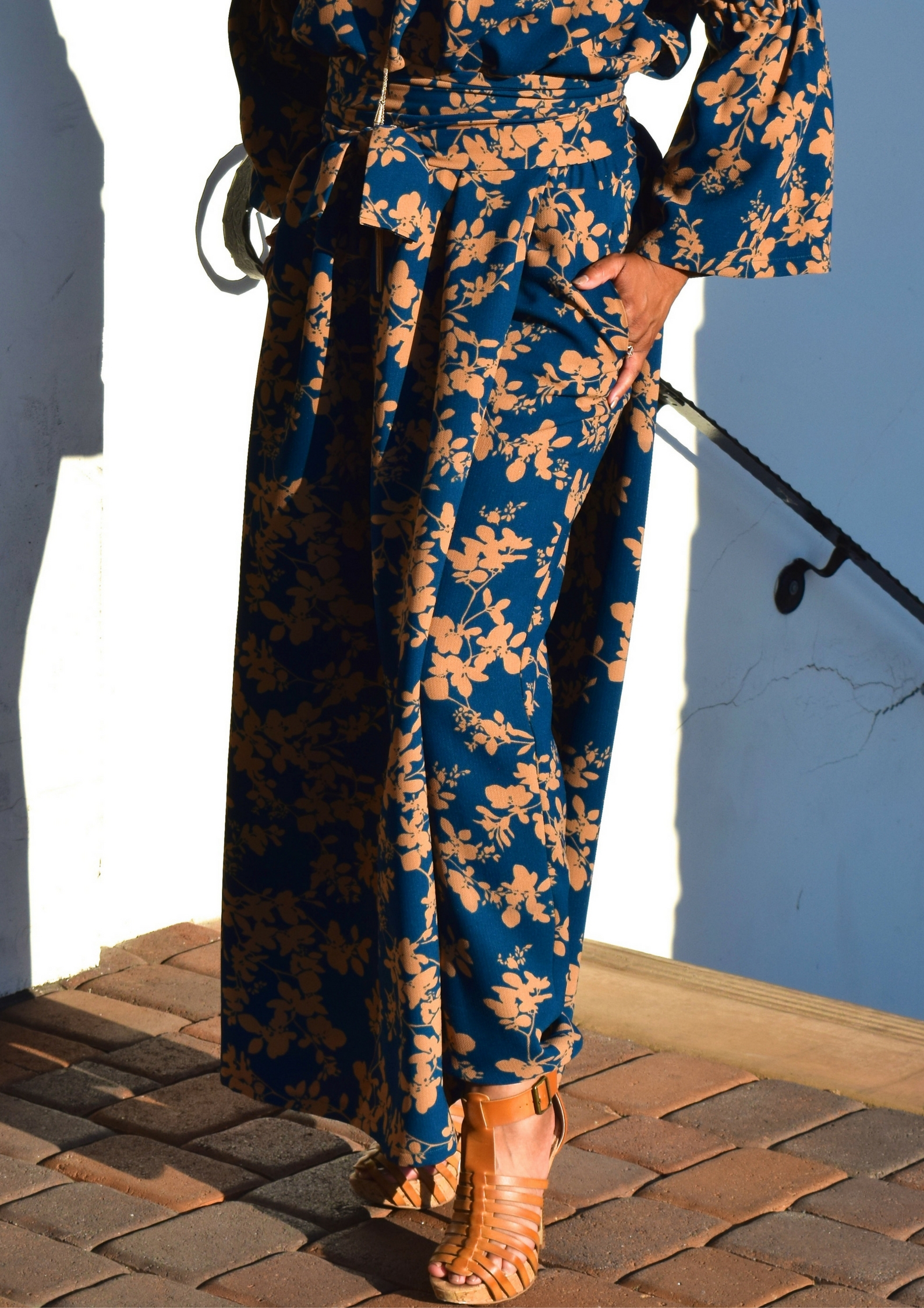 Of course these are my favorite Nina Ramel Collection Jogger Pants! You can use any jogger pants pattern you like increase the waistband and add pockets if your pattern doesn't have this option. 