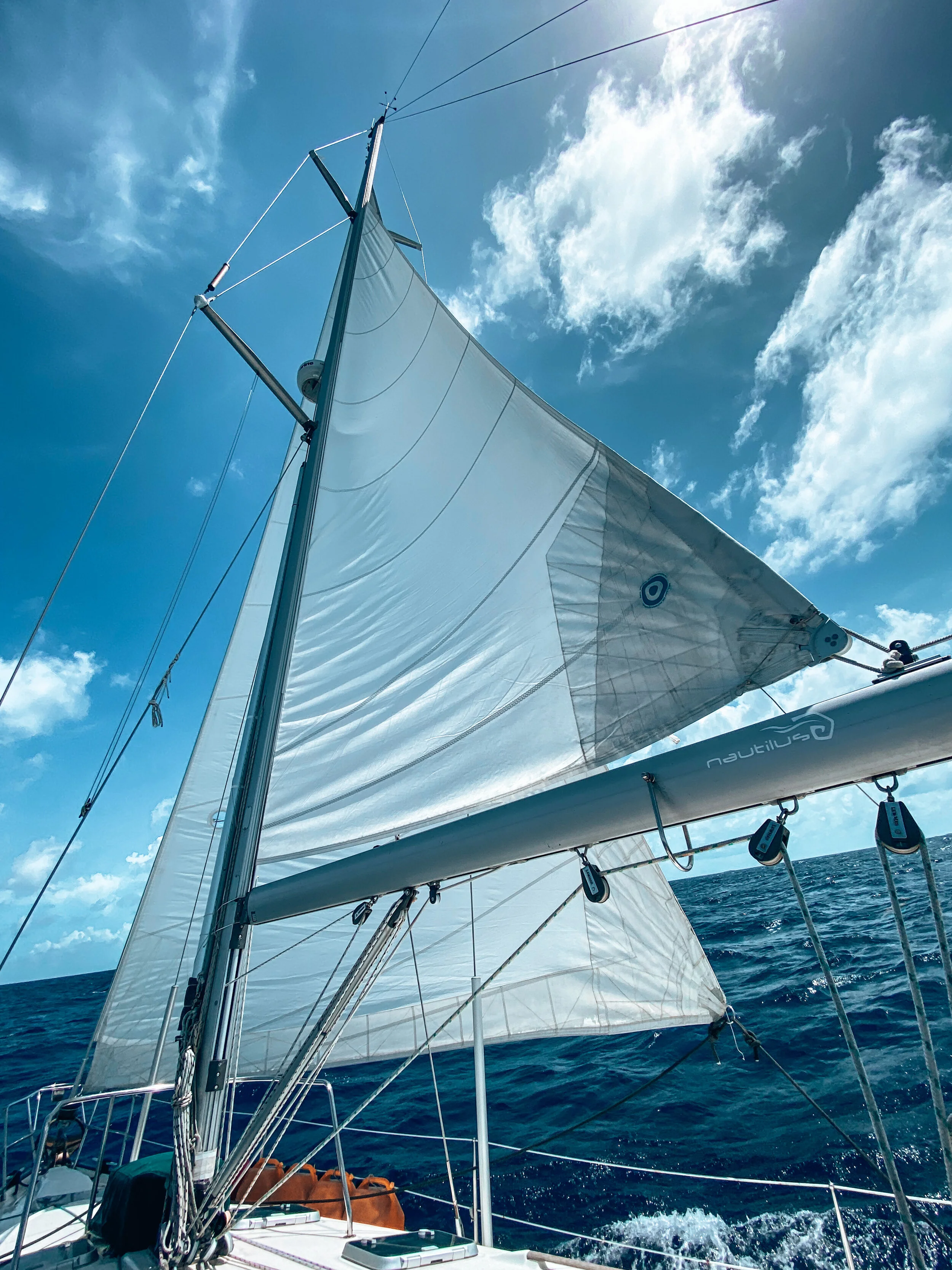  Another day of sailing in the Bahamas on Boom Sharkalaka.  