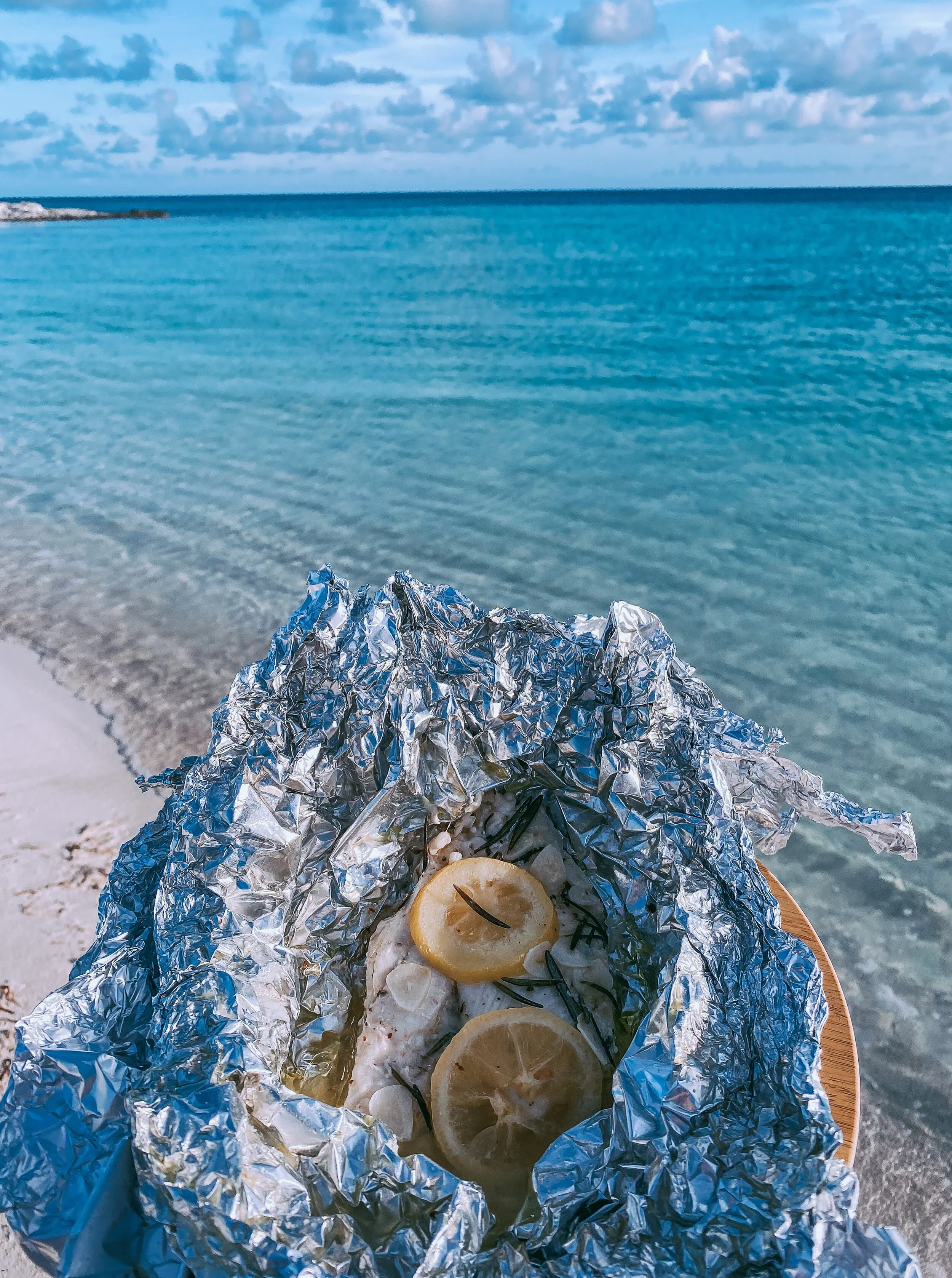  What’s better than catch &amp; cook? Delicious white fish freshly caught and grilled on a bonfire on a deserted island in the Bahamas. 