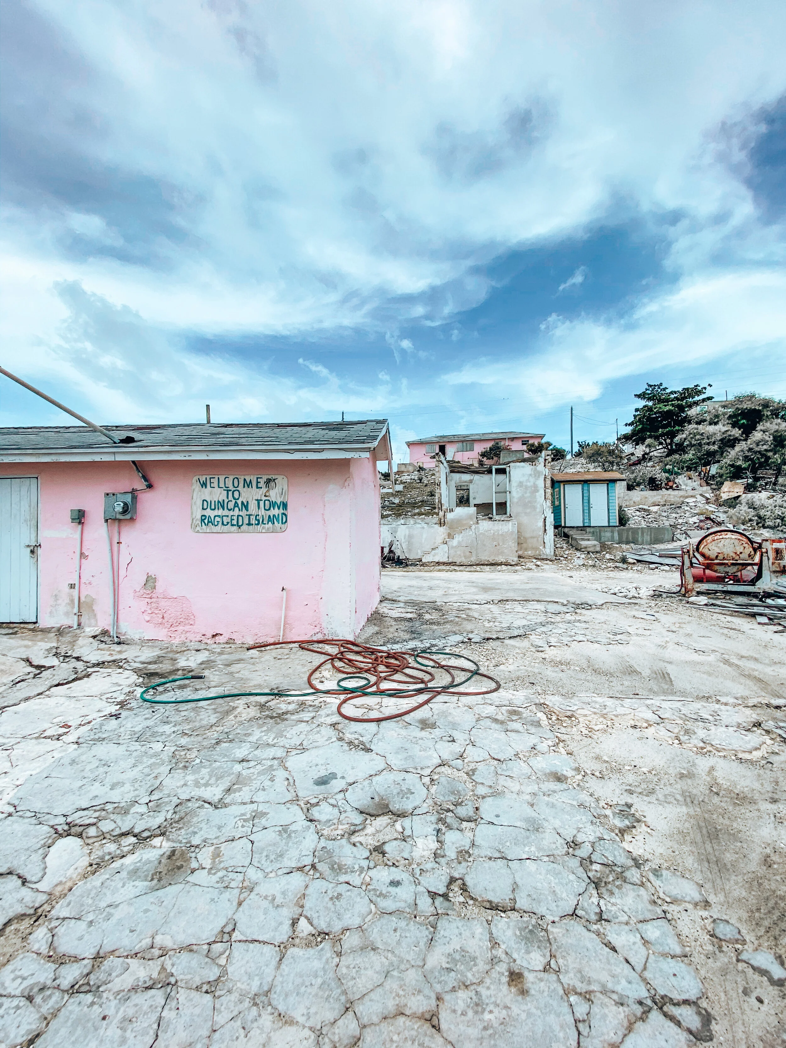  Arriving to Duncan Town, Ragged Island.  