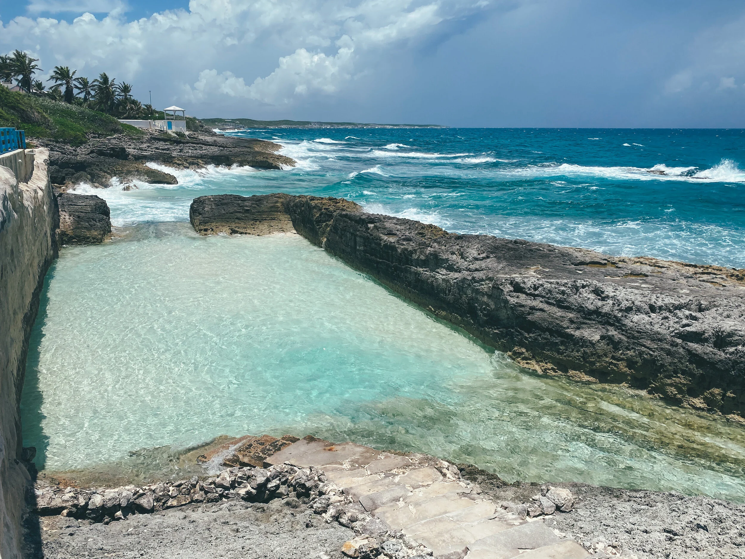  Erna’s Natural Pool at Stella Maris resort on Long Island in the Bahamas. 