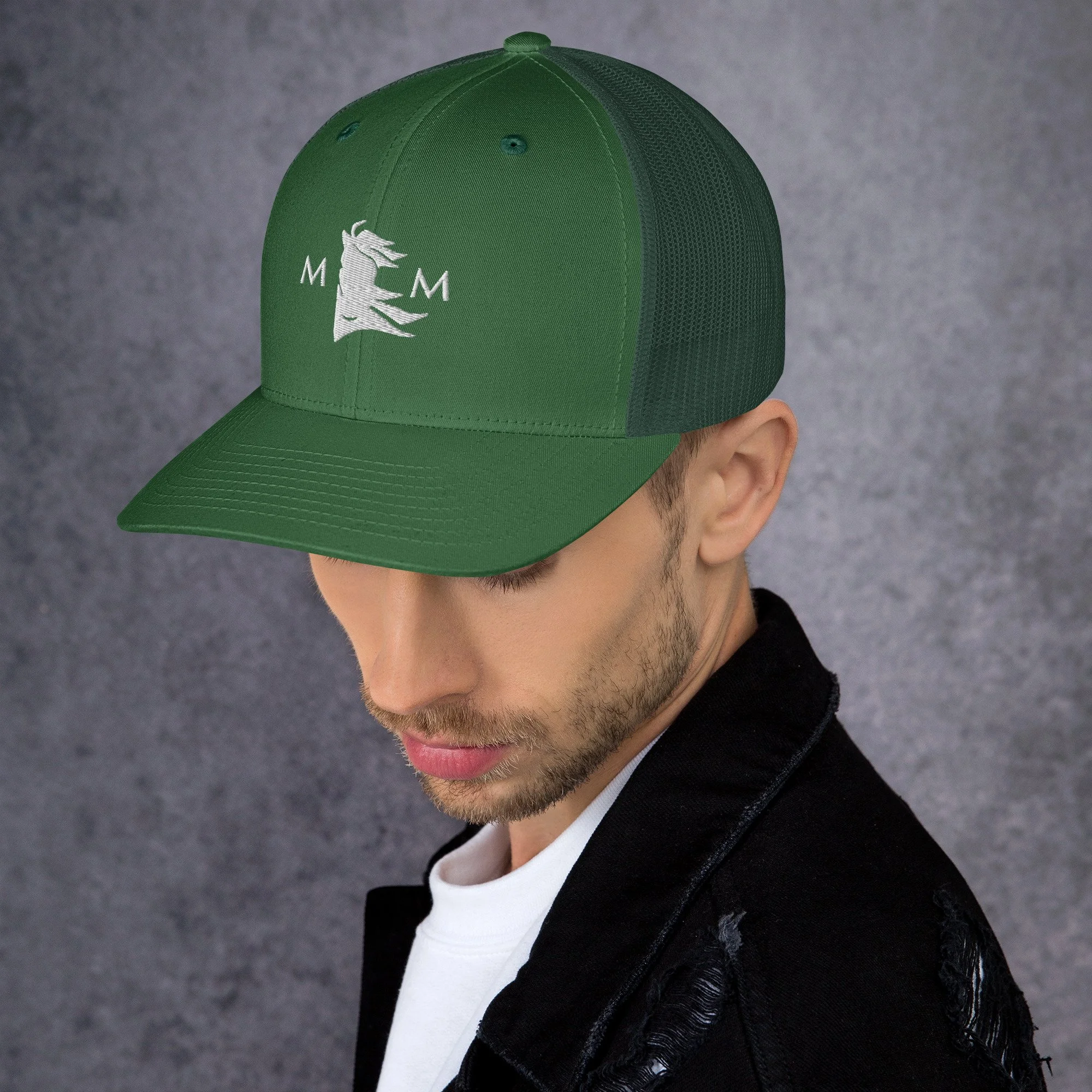 retro-trucker-hat-evergreen-left-69827ef4d62c8.jpg