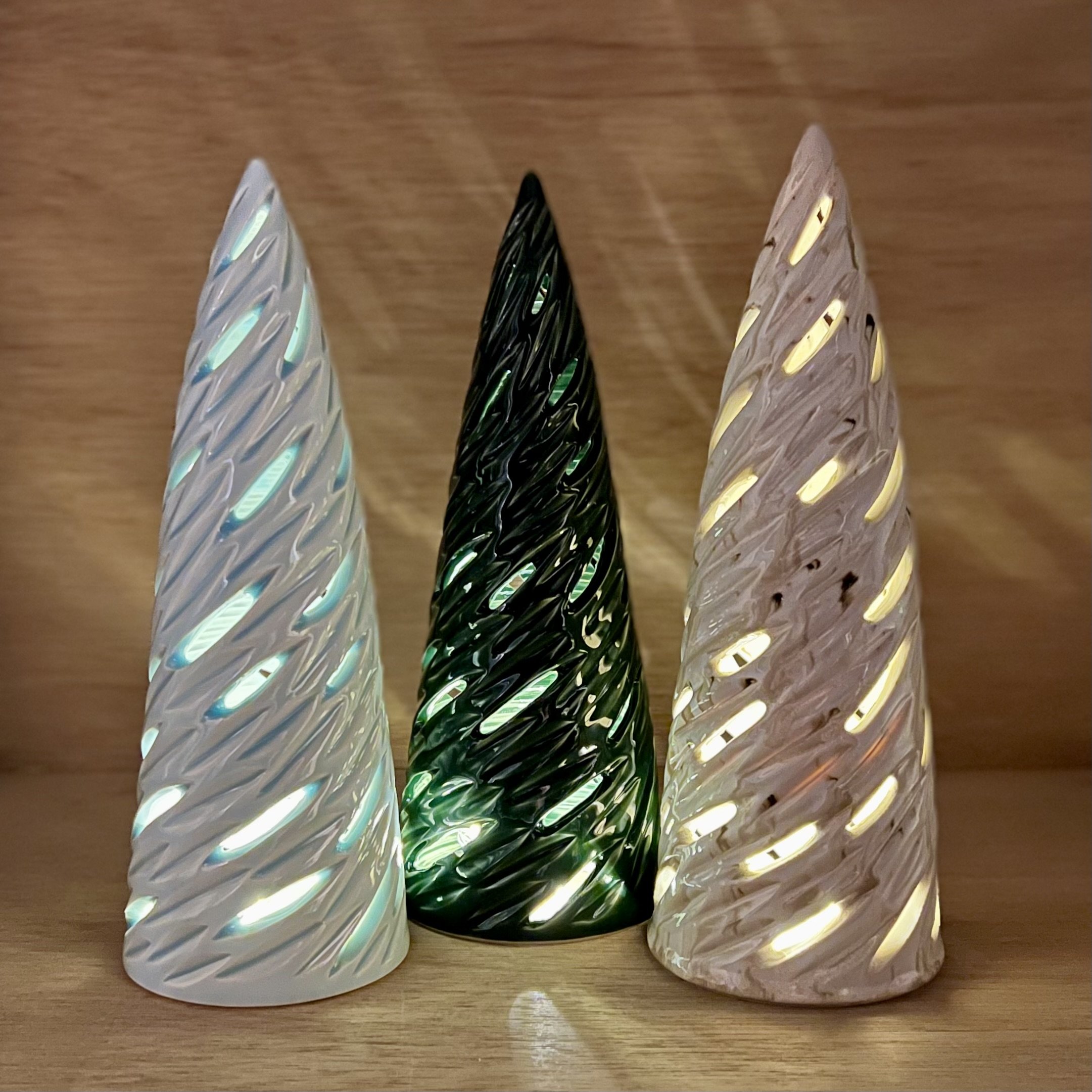 Porcelain Luminary Trees