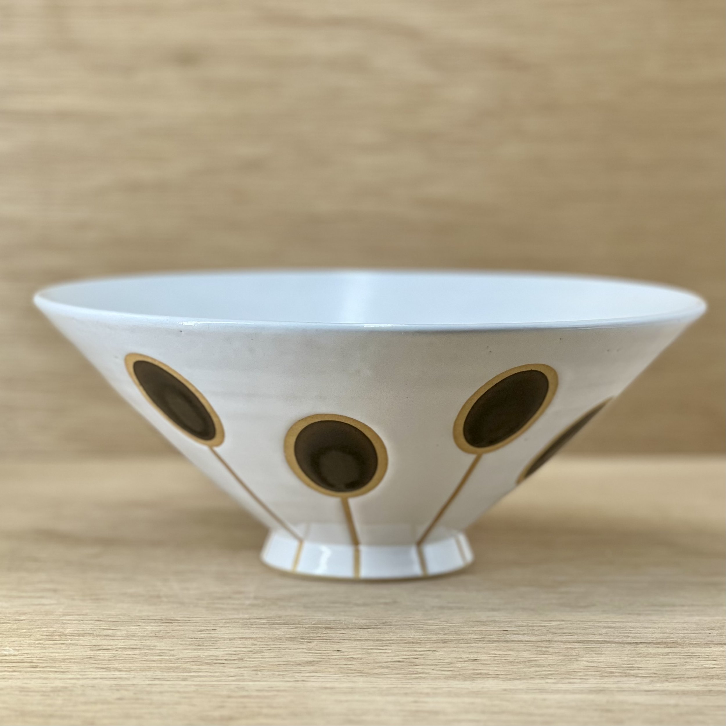 Serving Bowl - Midcentury Ovals, Walnut