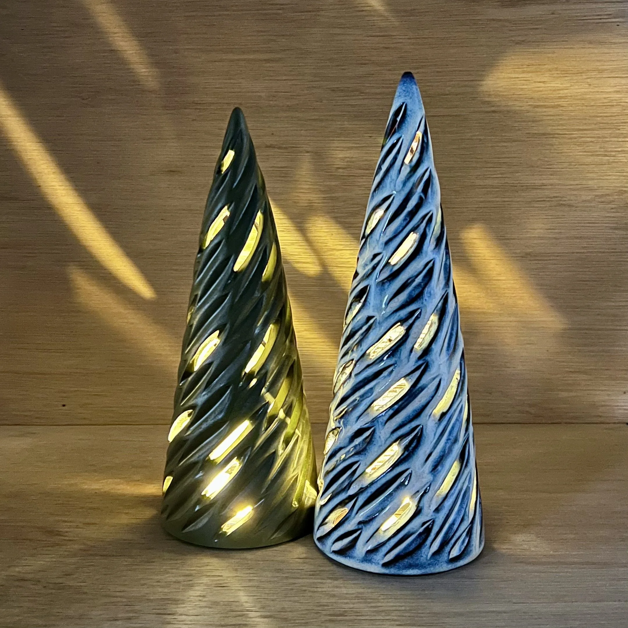 Ceramic Luminary Trees