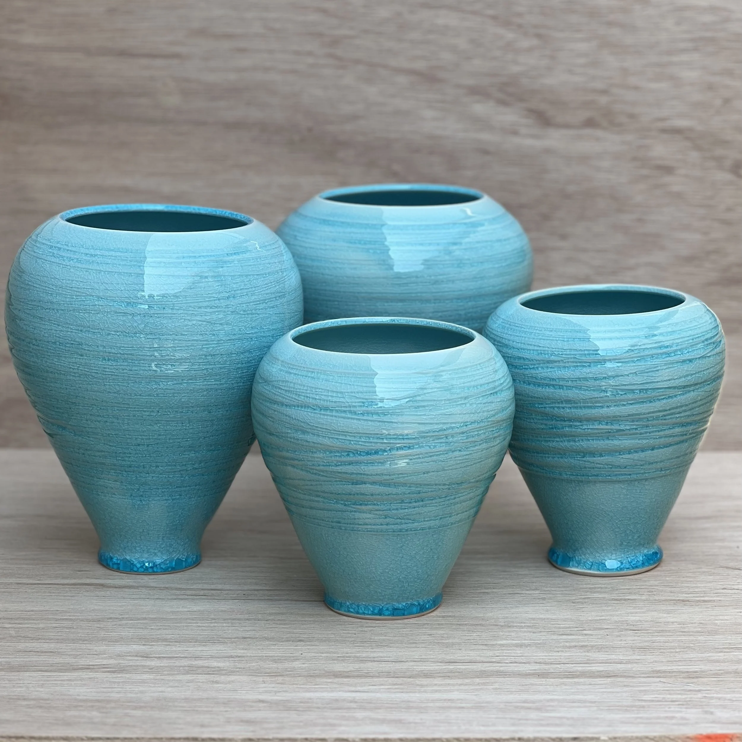 Crackle Vases