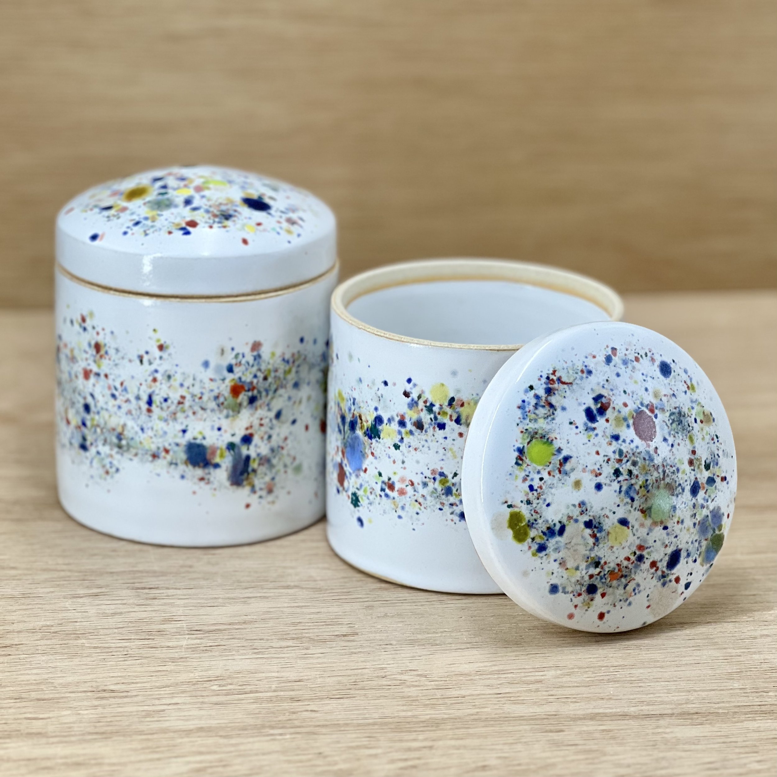 Lidded Jars - Confetti