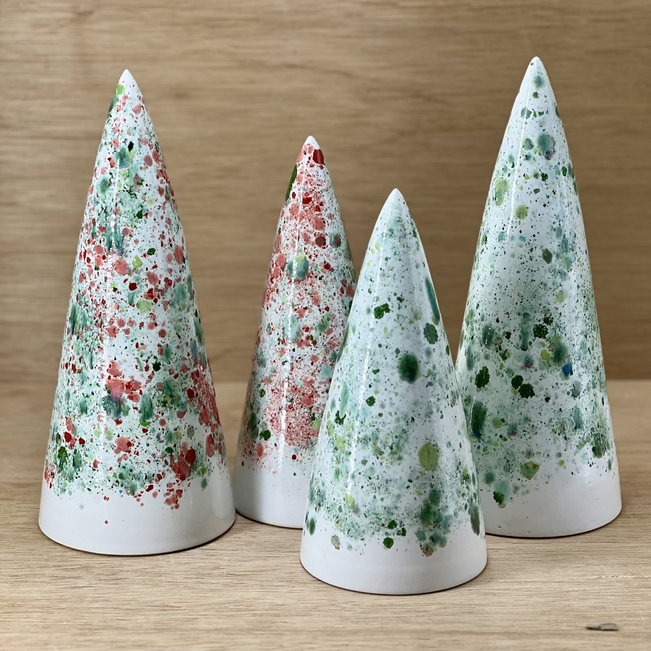 Ceramic Holiday Tree - Confetti