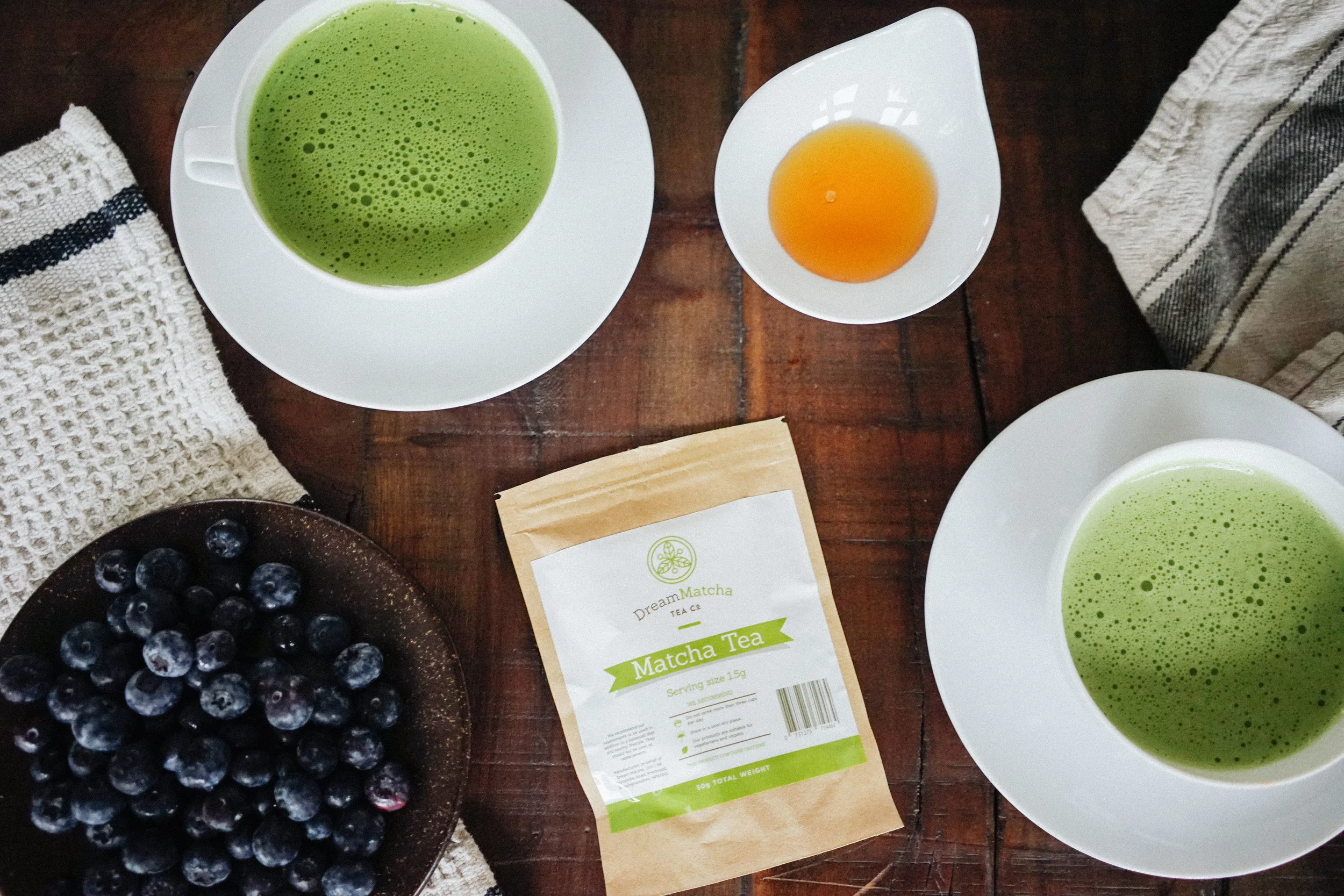 Matcha Tea Latte with Almond Milk Recipe —