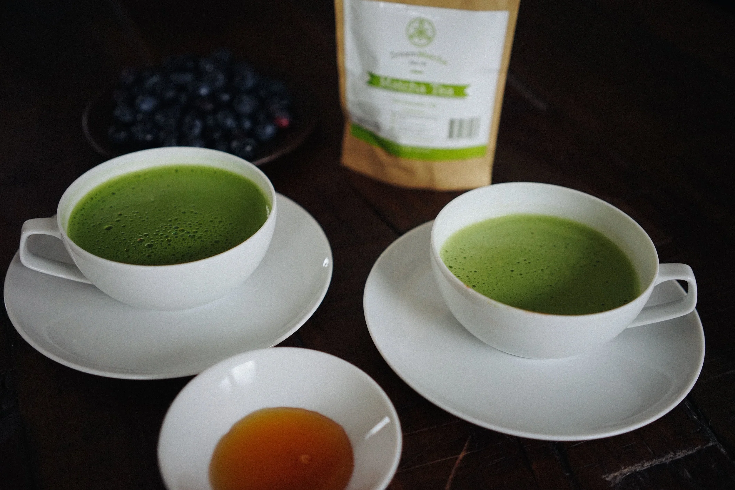 Matcha Tea Latte with Almond Milk Recipe —