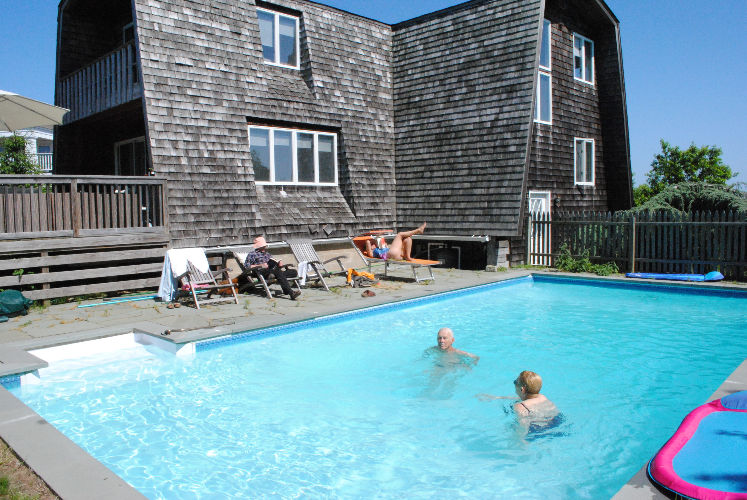 Grandparents Pool Time