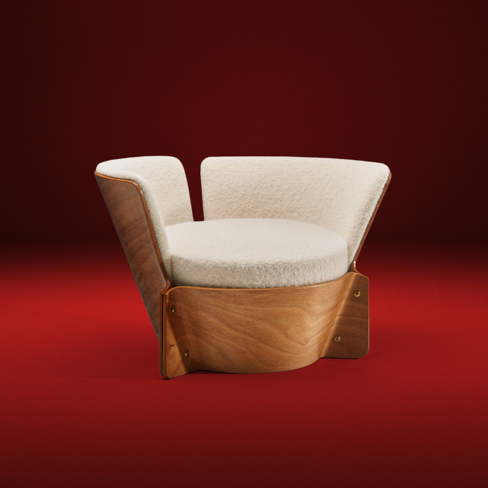 “Roset” Chair by Ole Gjerløv-Knudsen and Torben Lind, Denmark 1970s