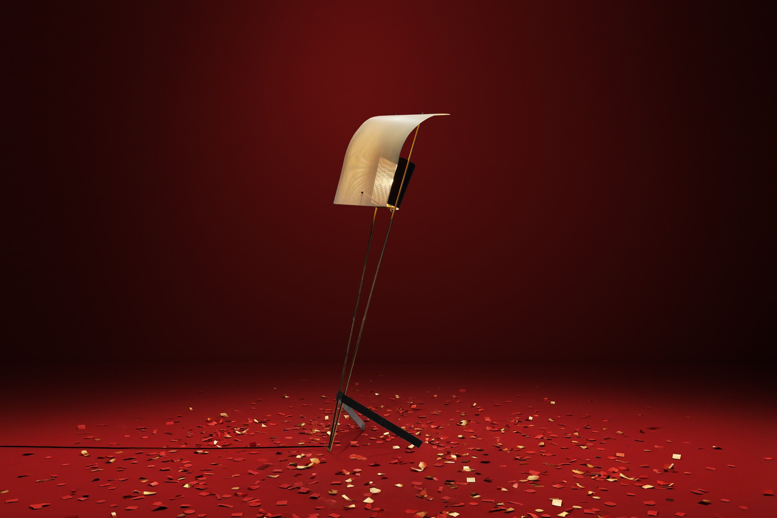 "G30 - The Kite" Floor Lamp by Pierre Guariche, France 1950s