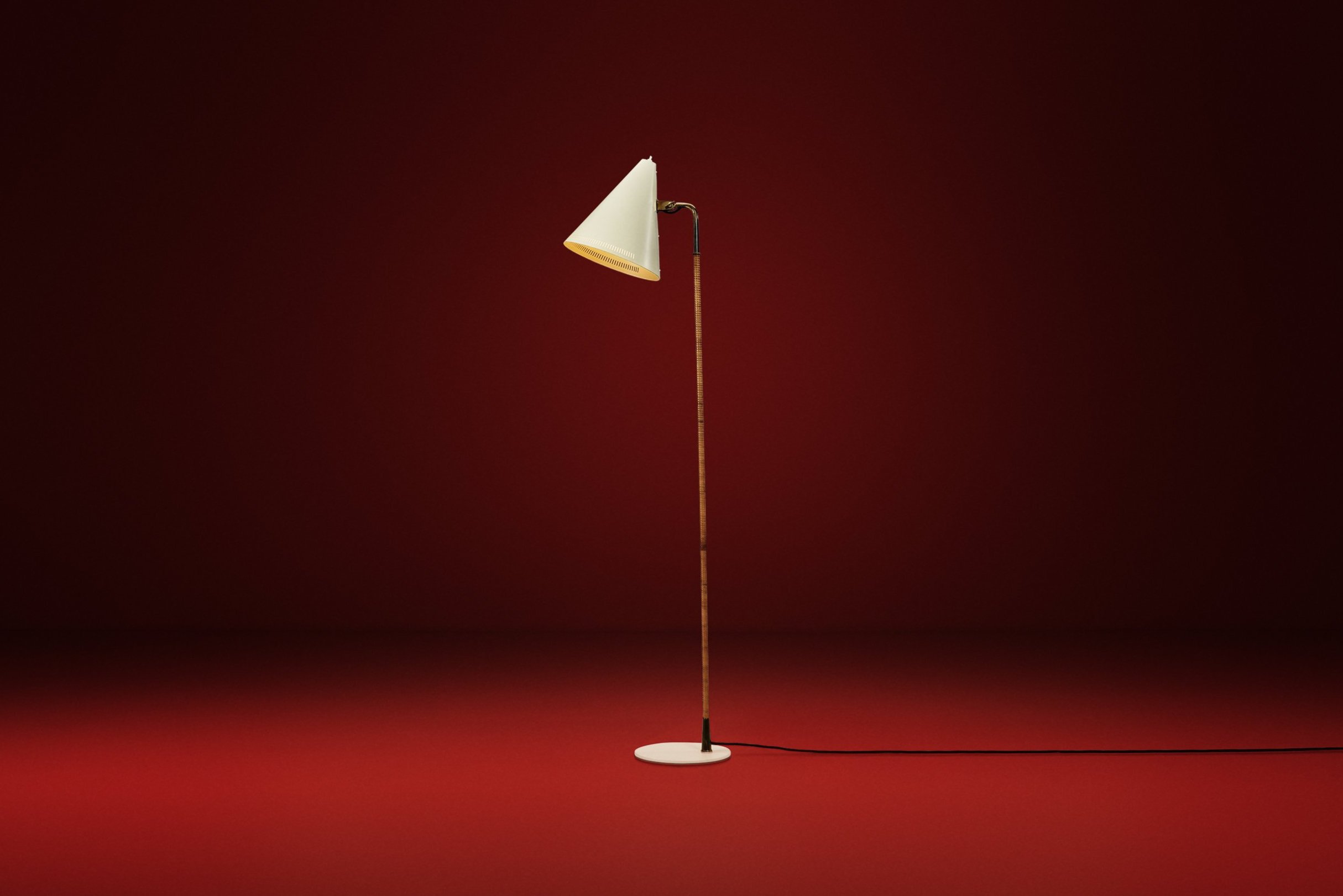 Paavo Tynell Model "K10-10" Floor Lamp for Idman, Finland 1950s