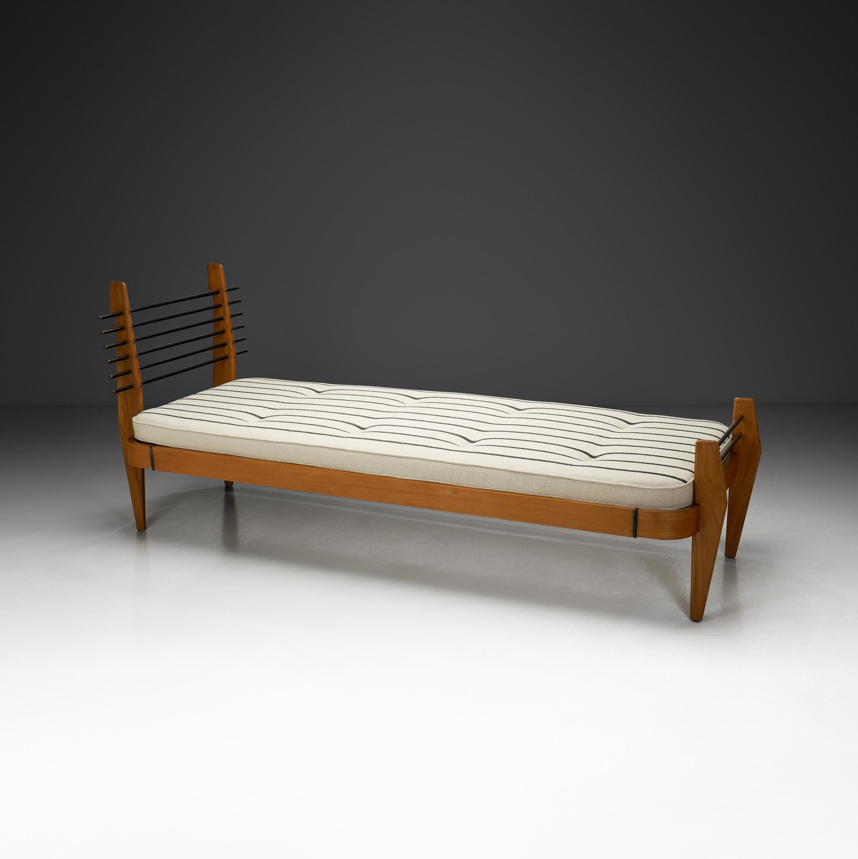 Striped Daybed by Franco Campo and Carlo Graffi for Home Torino, Italy 1960s
