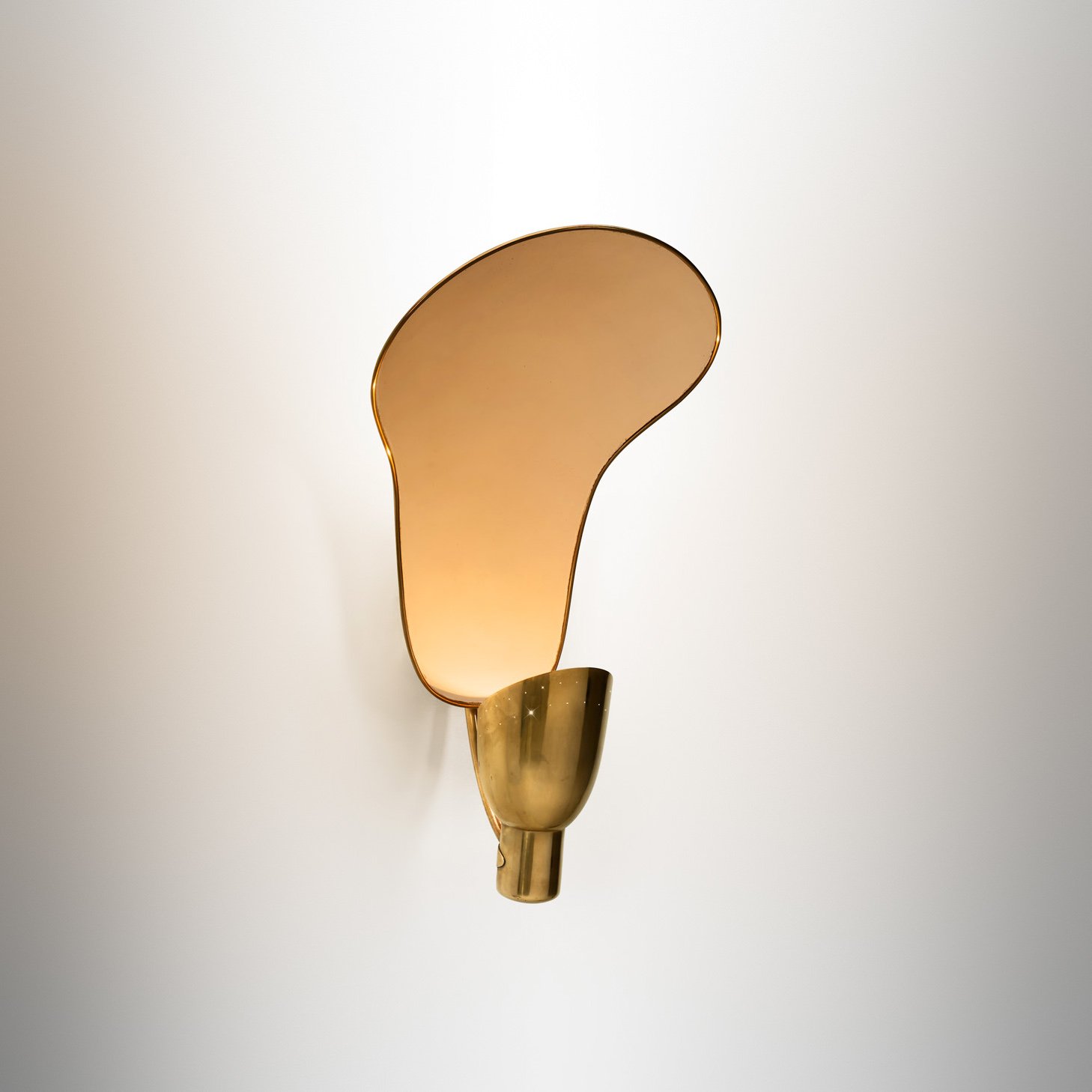 Carl-Axel Acking Model "5029" Wall Lamp for Bröderna Malmströms, Sweden 1940s