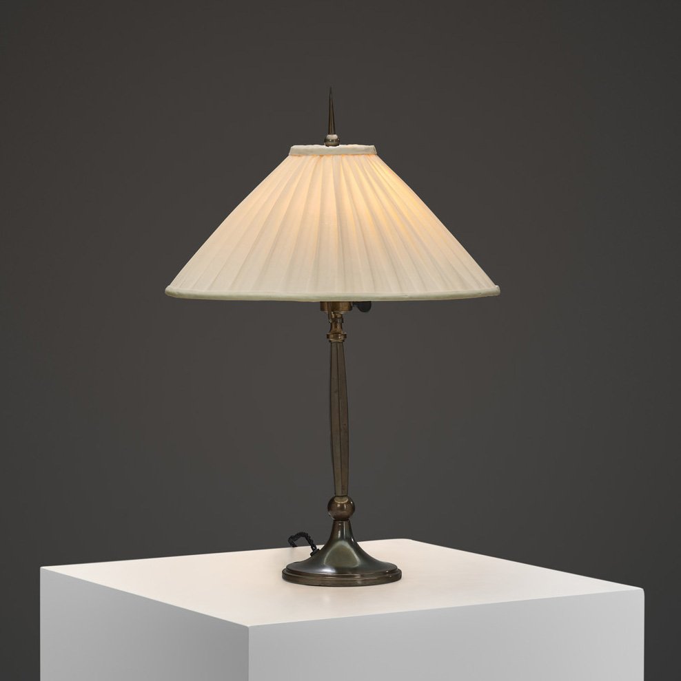 Model "6893" Table Lamp by Harald Notini for Arvid Böhlmarks Lampfabrik, Sweden 1920s