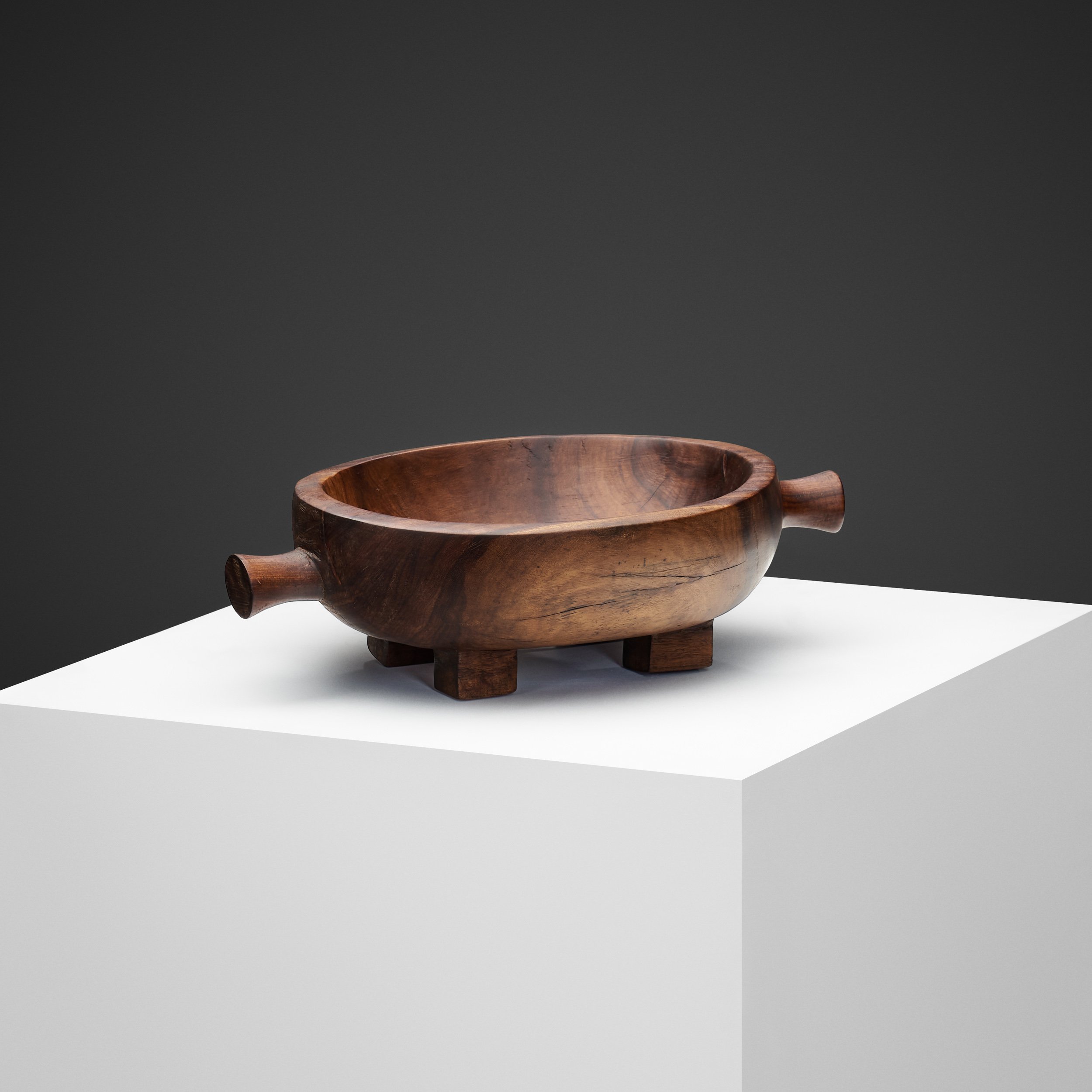 Single-Trunk Wooden Accent Tray, Africa Second half of the 20th Century