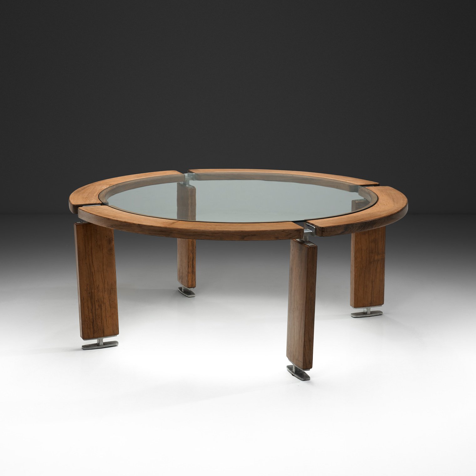Sculptural Glass Coffee Table by Esko Pajamies, Finland Second half of the 20th Century