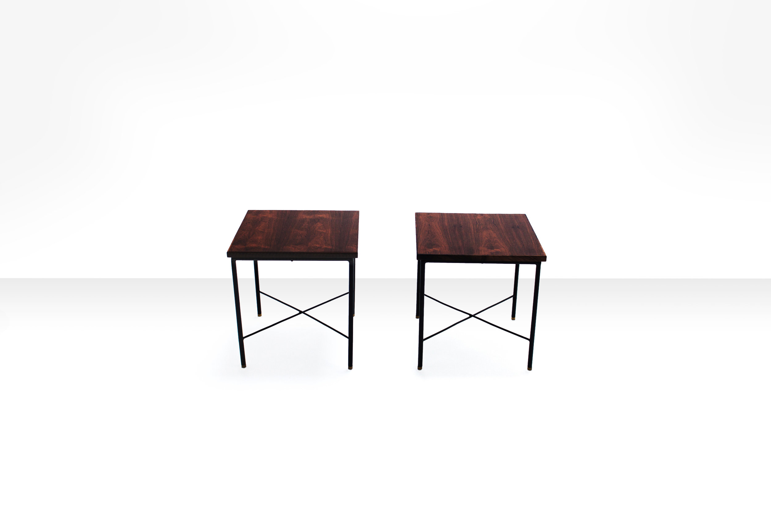  Pair of Sidetables by Geraldo de Barros for Unilabor, Brazil 1960s (sold)