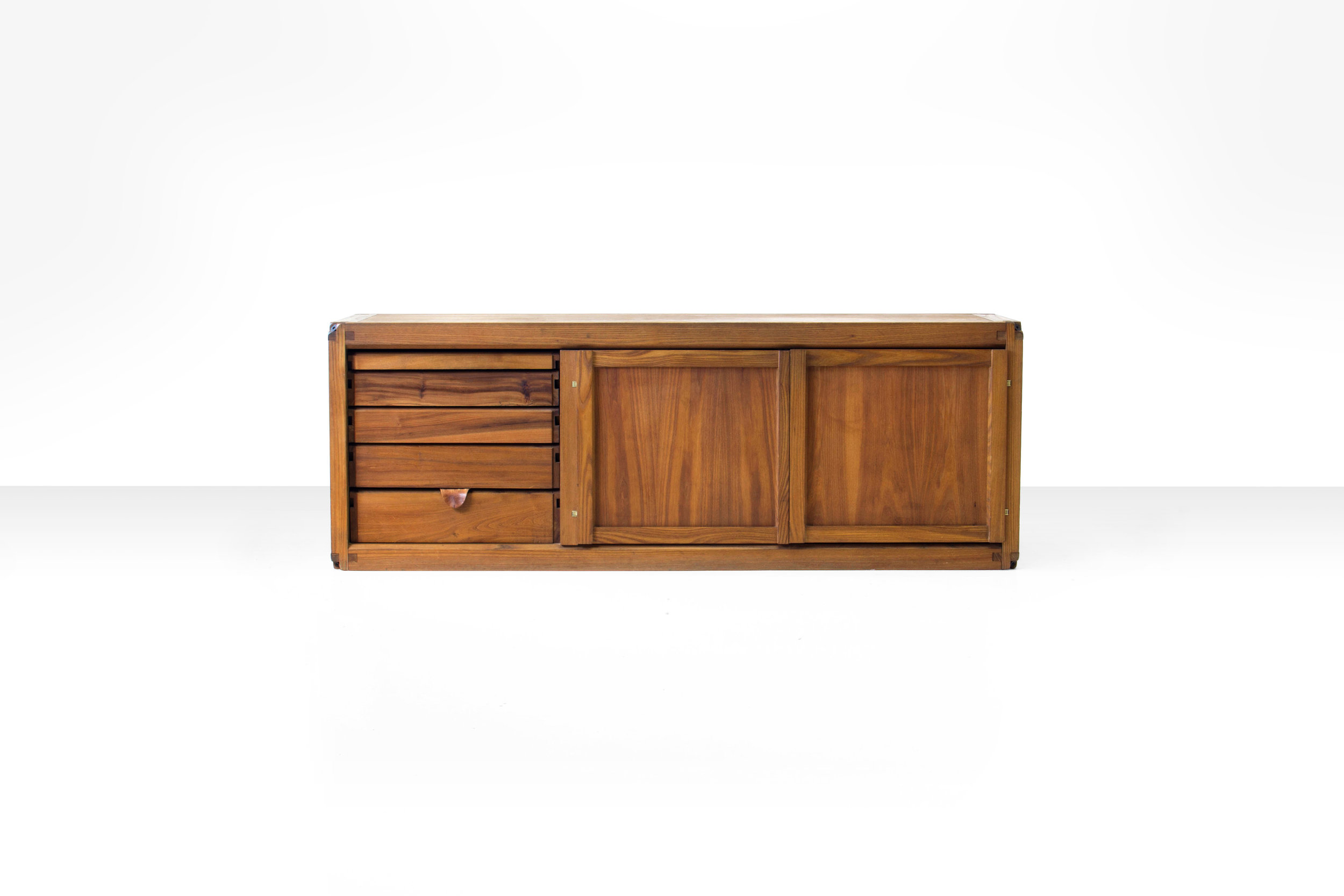 Pierre Chapo B10 - B E D Sideboard in Solid Elm, France 1970s (sold)