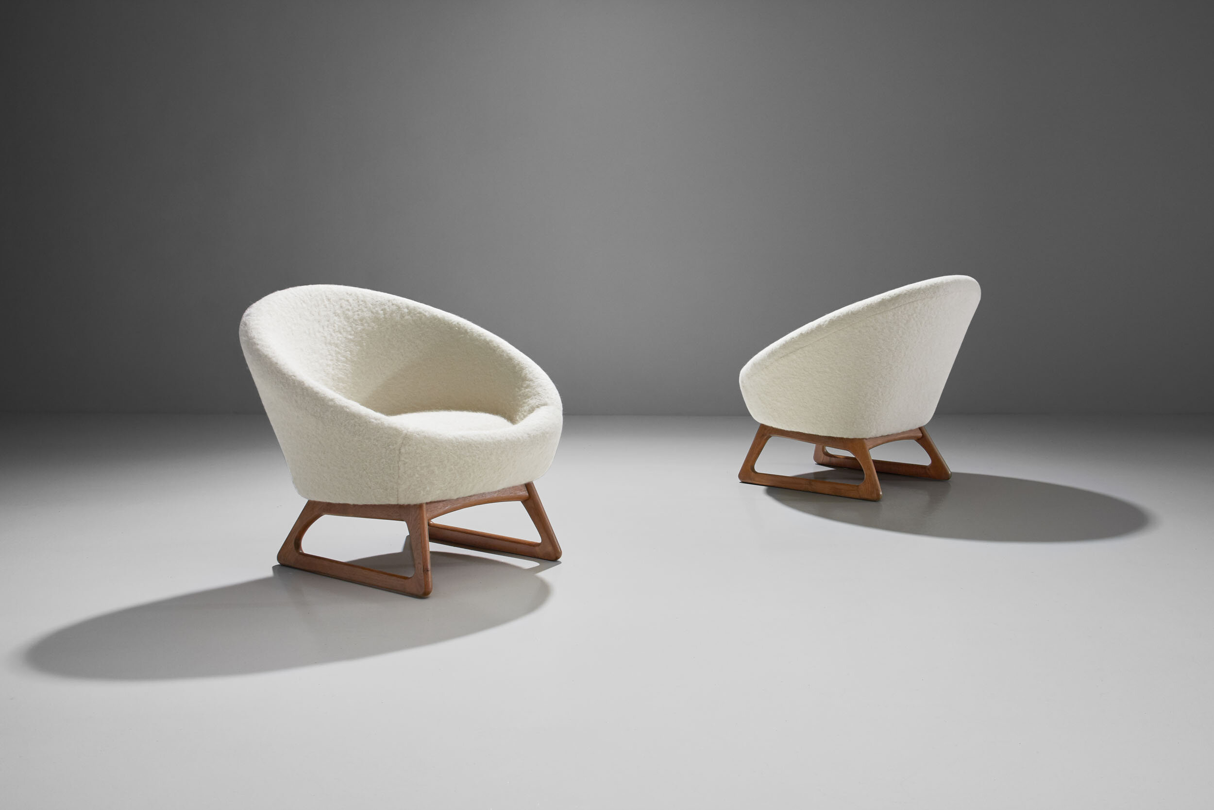 Pair of Kurt Østervig 57A Lounge Chairs, Denmark 1958 (sold)