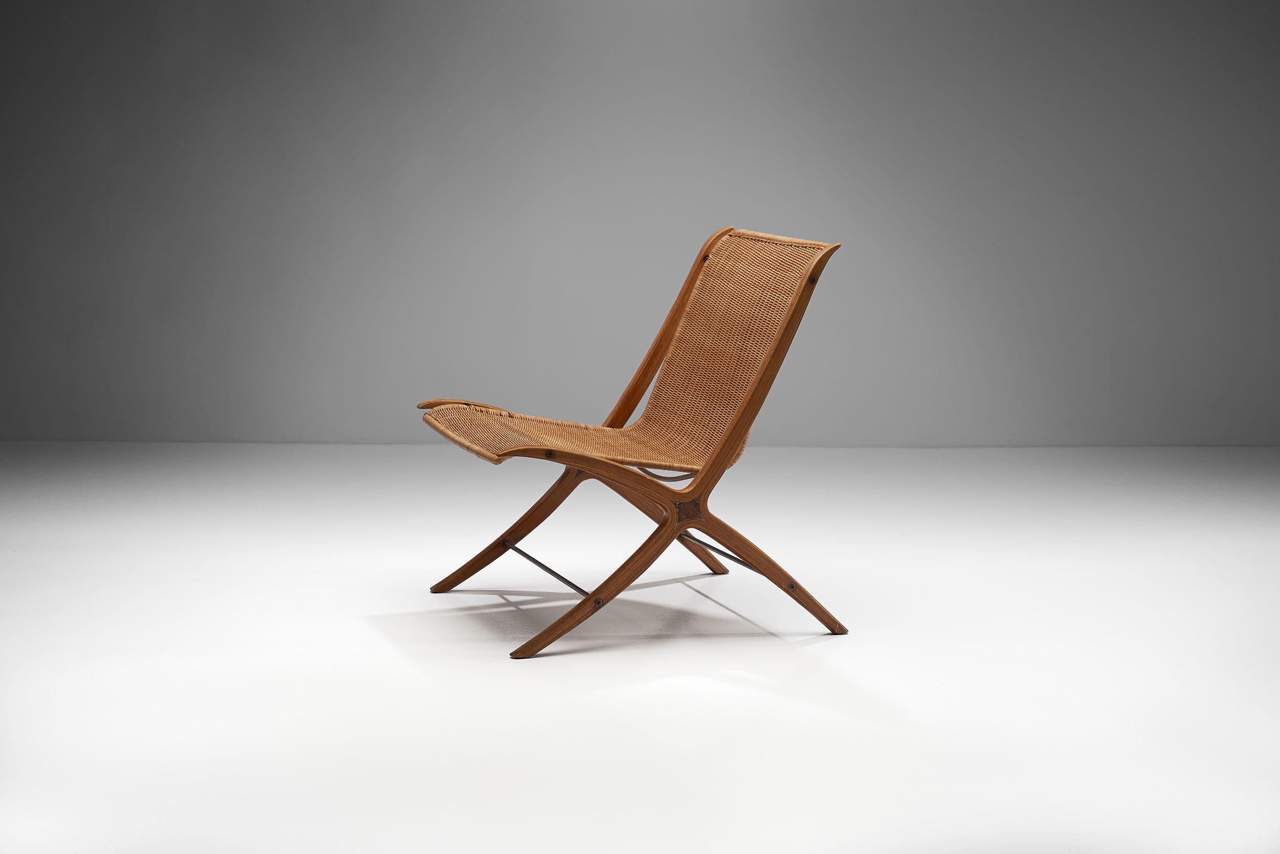 Peter Hvidt &amp; Orla Mølgaard-Nielsen "X" Chair, Denmark 1950 - 1960 (sold)