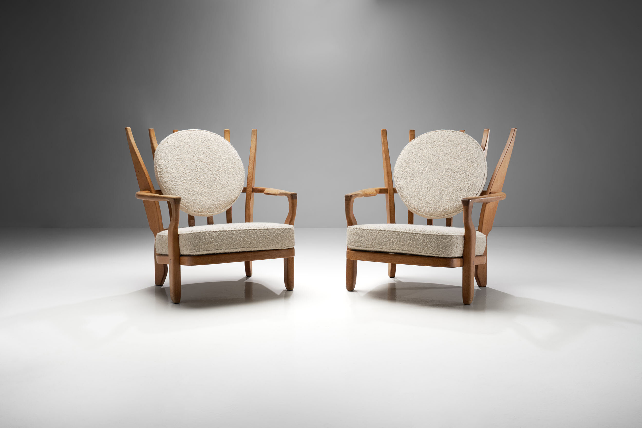 Pair of "Juliette" Armchairs by Guillerme and Chambron, France 1950s (Sold)