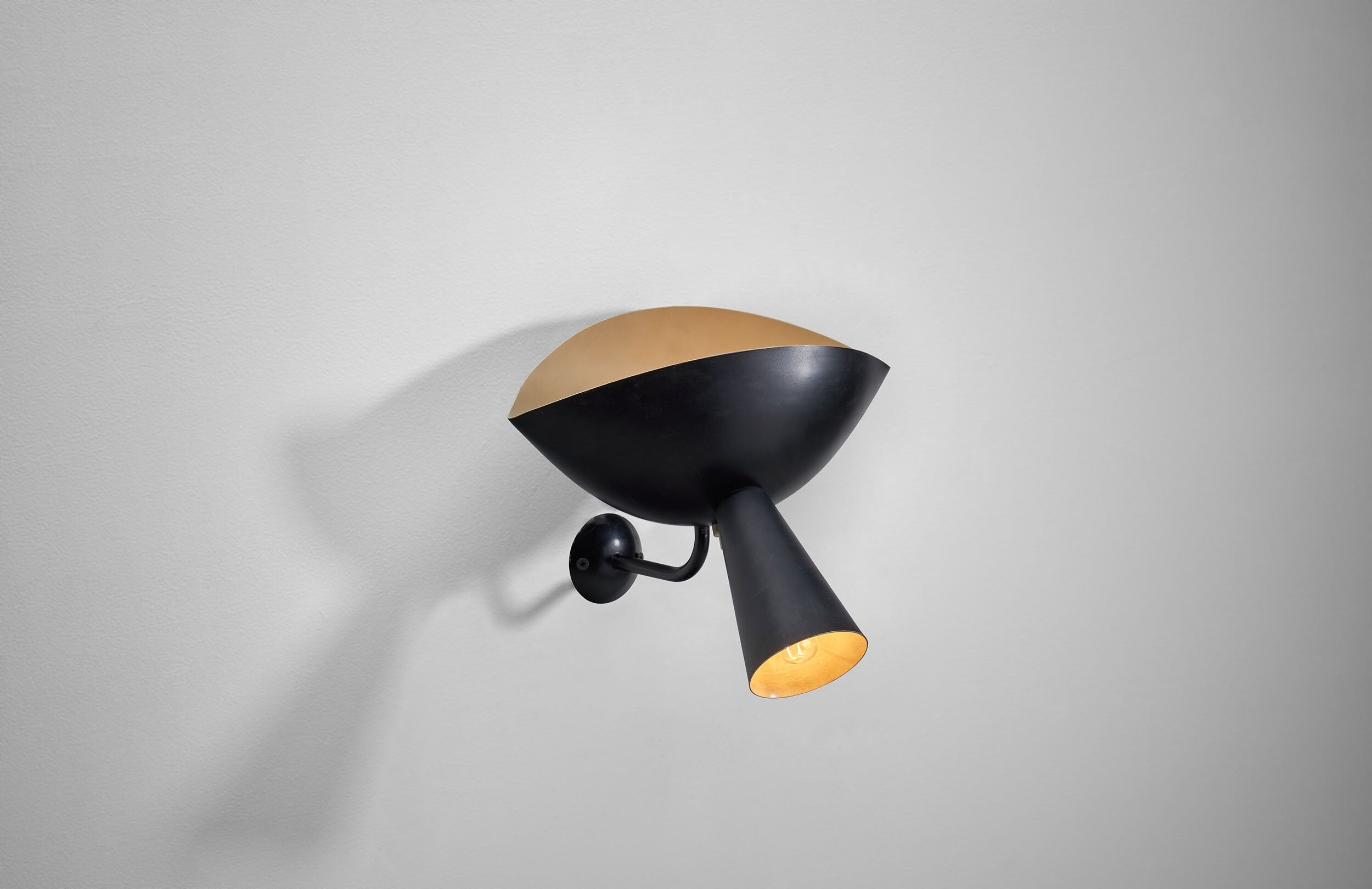Serge Mouille "Cachan" Wall Sconce, France 1957 (sold)