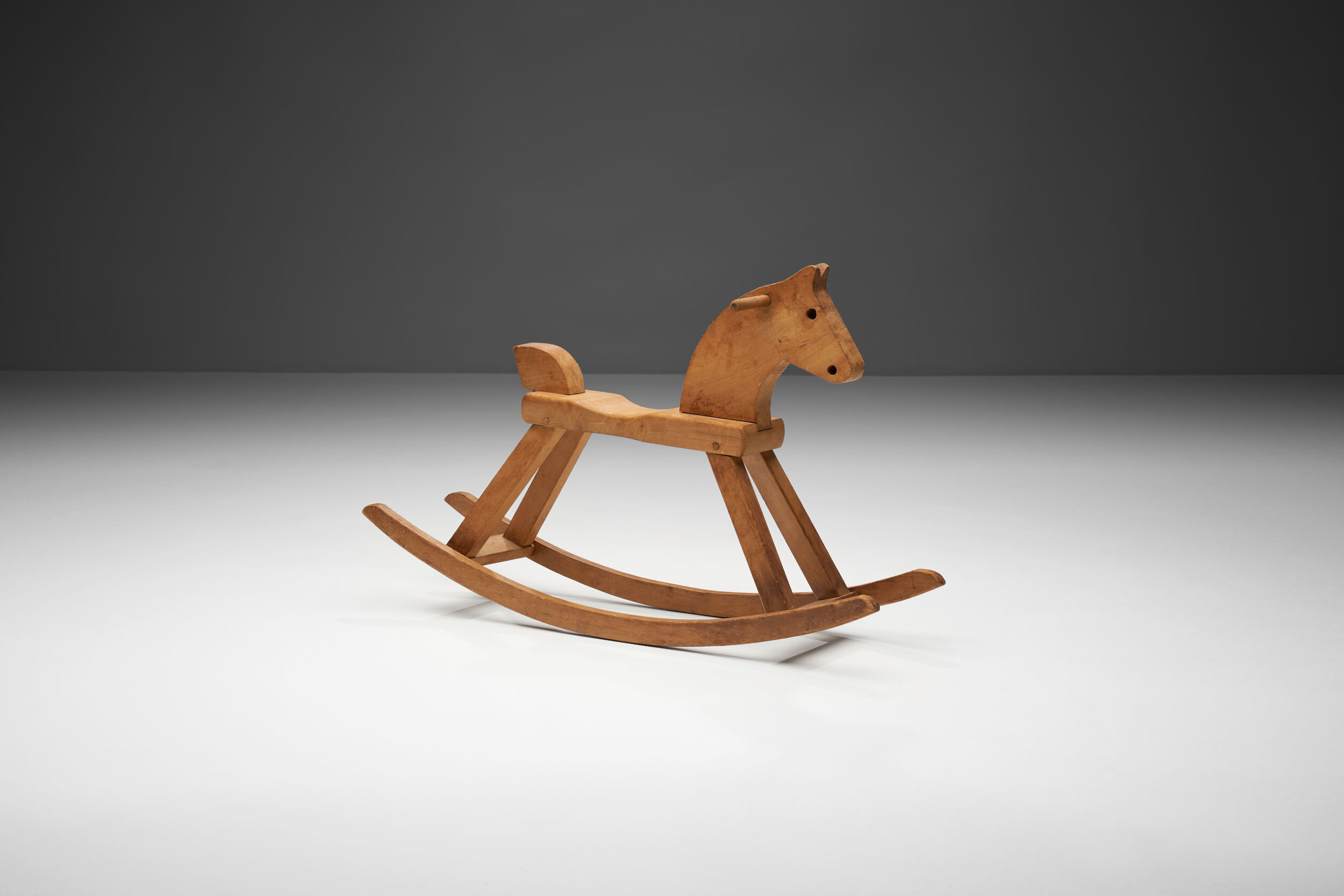 Kay Bojesen Beech Rocking Horse, Denmark 1936 (sold)