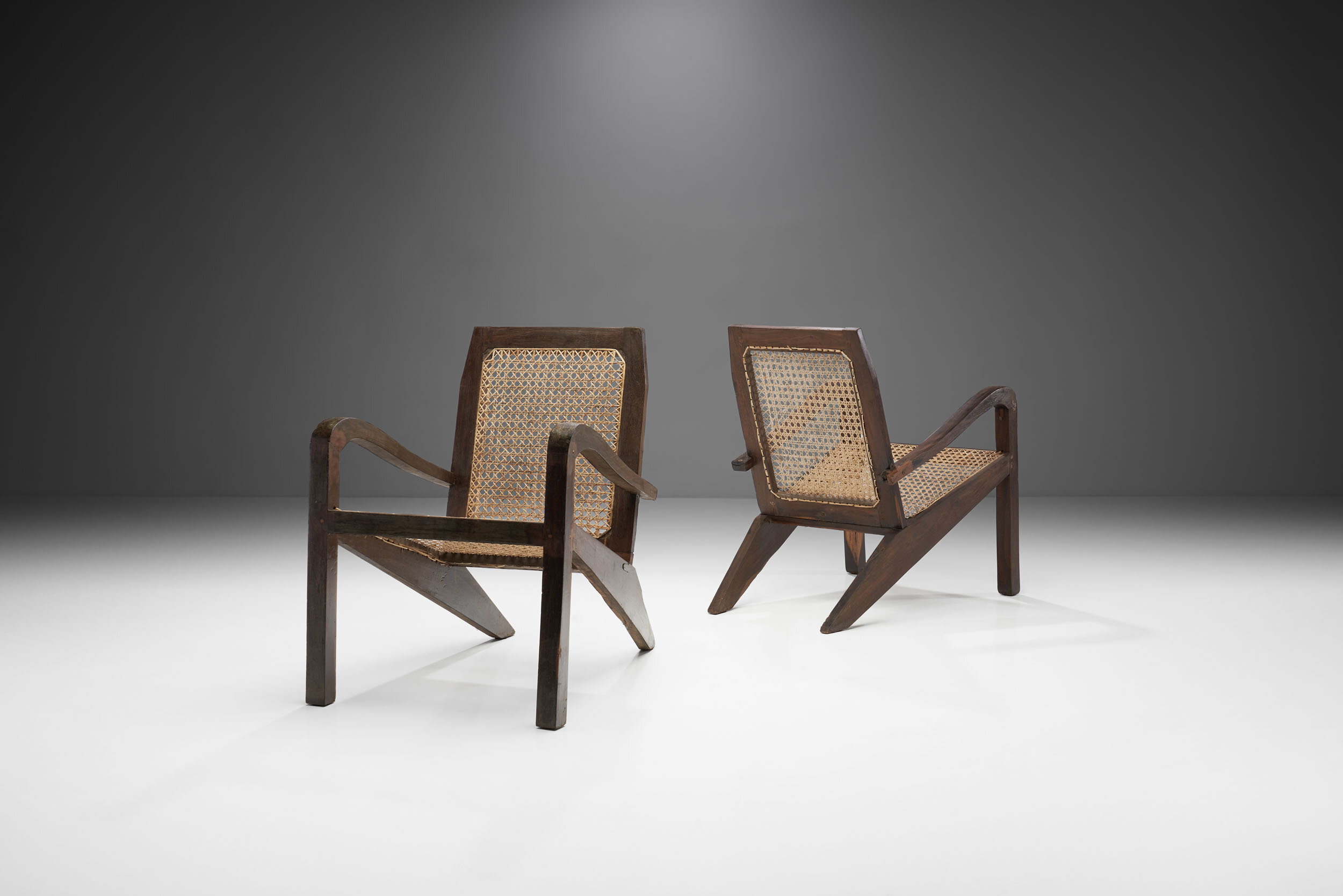 A Pair of Sri Lankan Lounge Chairs, Sri Lanka Late 20th Century (sold)