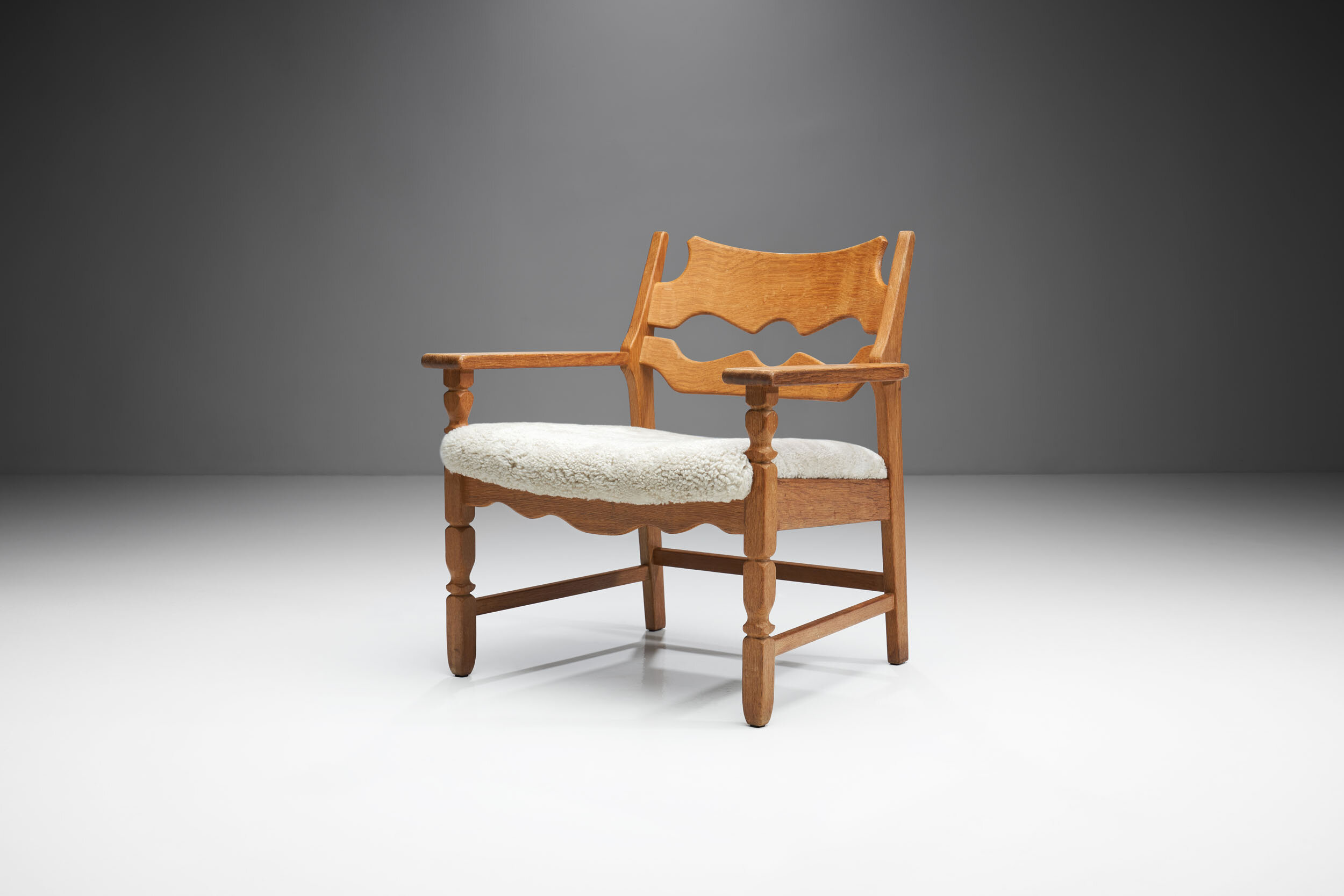 Henning Kjaernulf “Razorblade” Armchair for EG Kvalitetsmobel, Denmark 1960s (sold)