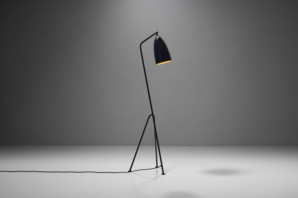 Grasshopper” Floor Lamp by Greta Magnusson Grossman (FL272) - R & Company
