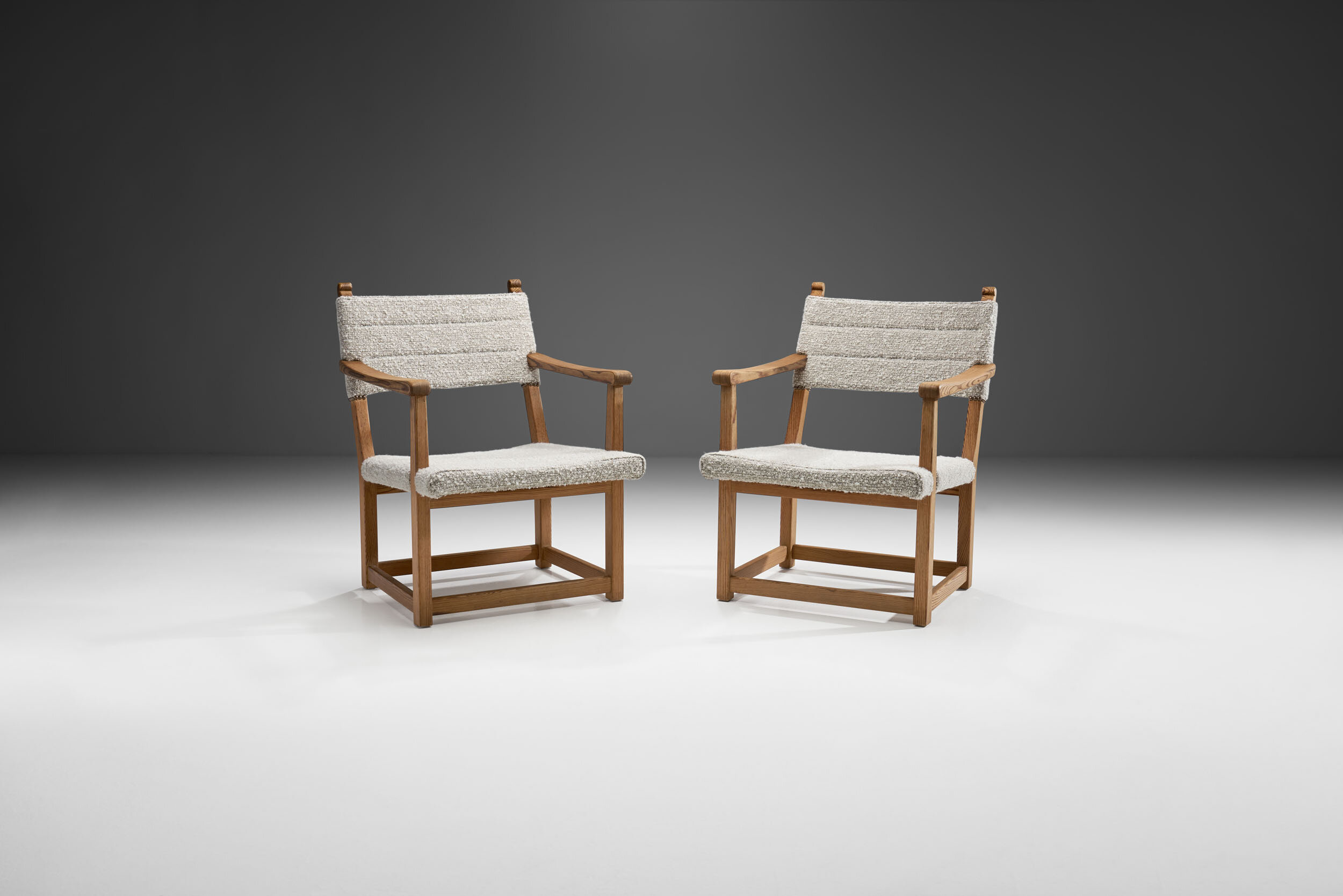 A Pair of Carl Malmsten "Hängsits" Armchairs, Sweden 1947 (sold)