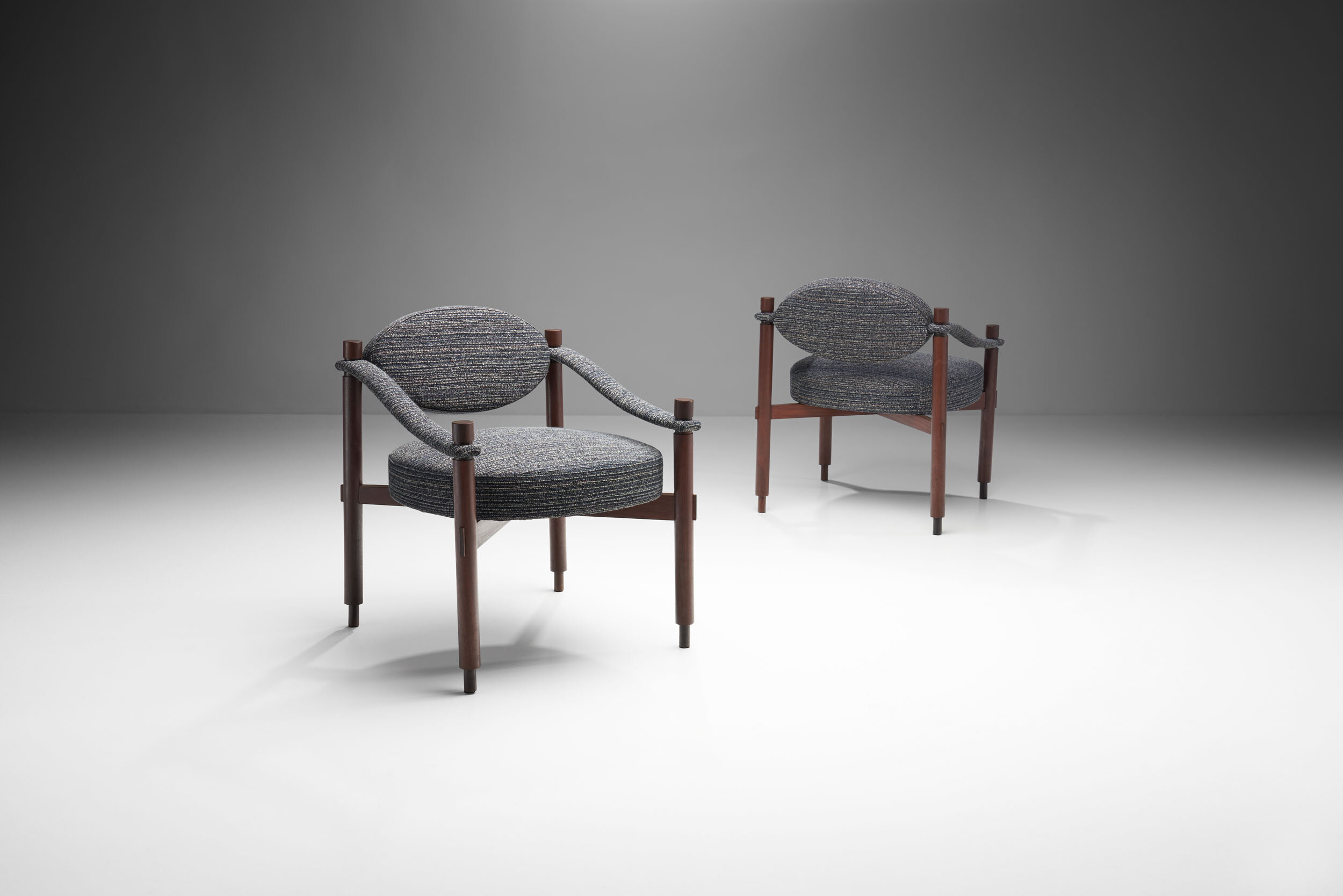Pair of Mid-Century Armchairs by Raffaella Crespi for Mobilia, Italy 1960s (sold)