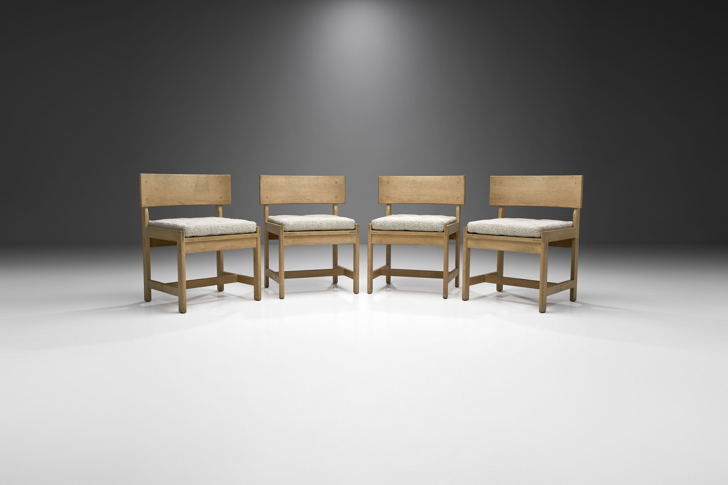 Set of Four Oak Chairs by Ilse Rix for Uldum Møbelfabrik, Denmark 1961 (sold)